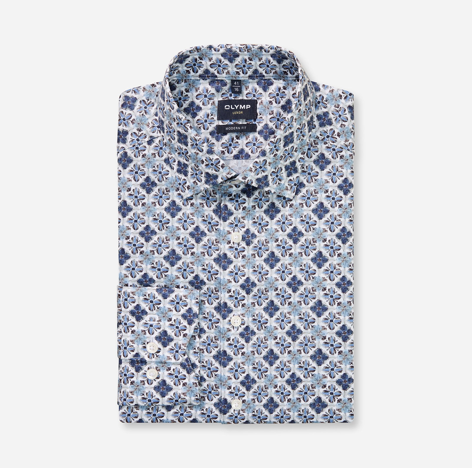 52062d1fef4e4a01a256096151448bb3 Olymp | Olymp Hemd Modern Fit | 40 | bleu