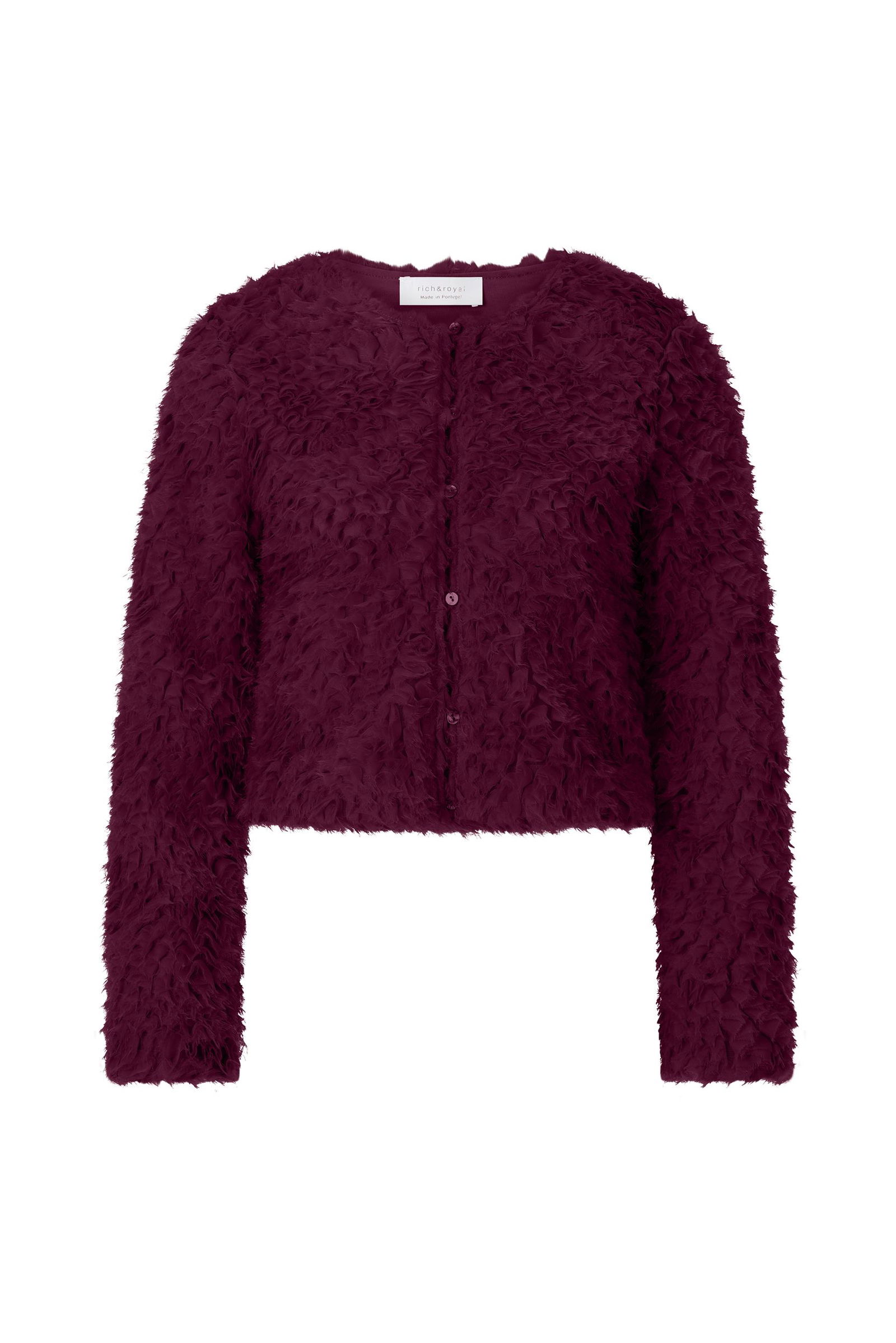 Rich & Royal |  Rich & Royal Strickjacke | Cardigan  | XL | ruby glow