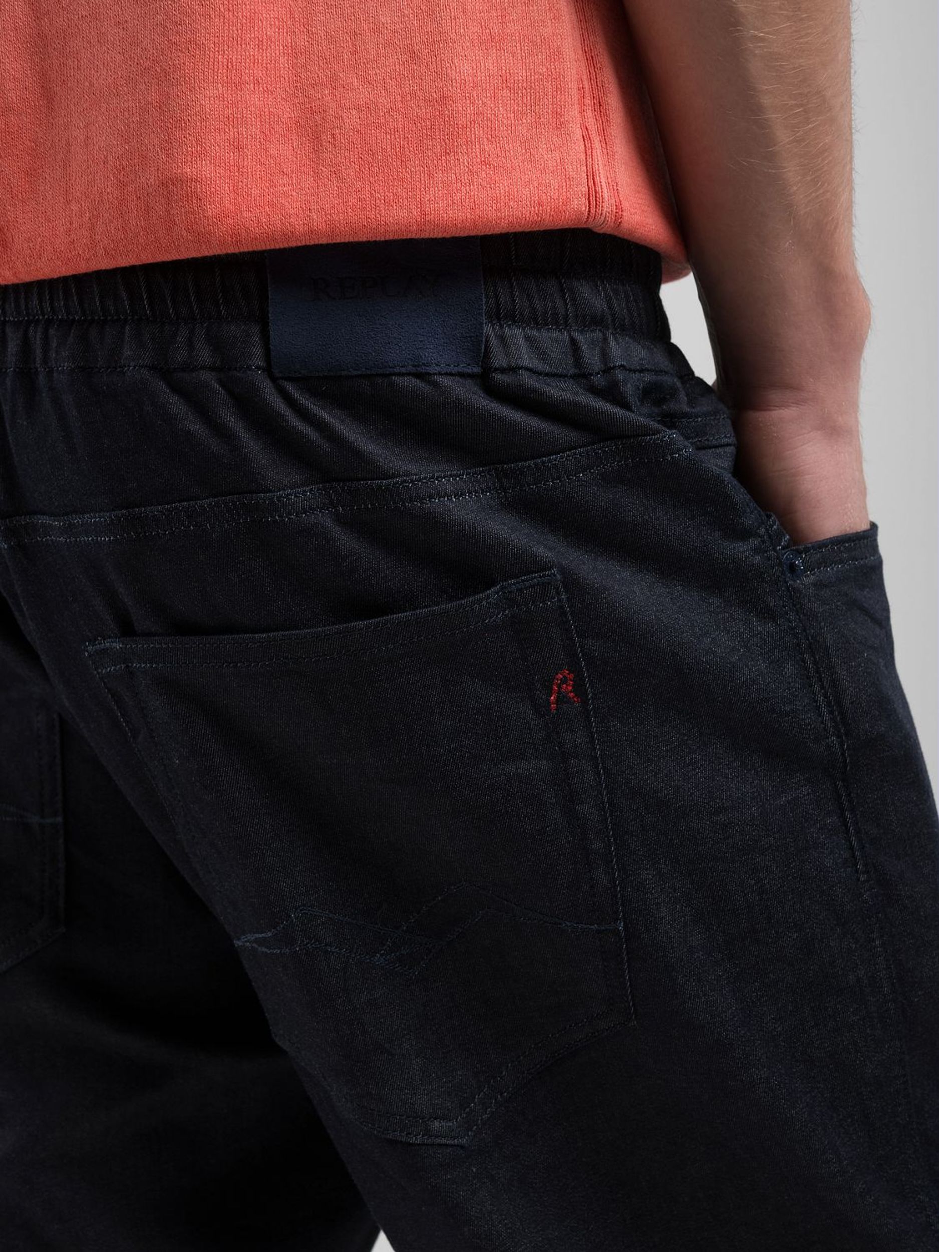 Replay |  Replay Hose Slim Tapered "Lanny" | 34/30 | dark blue