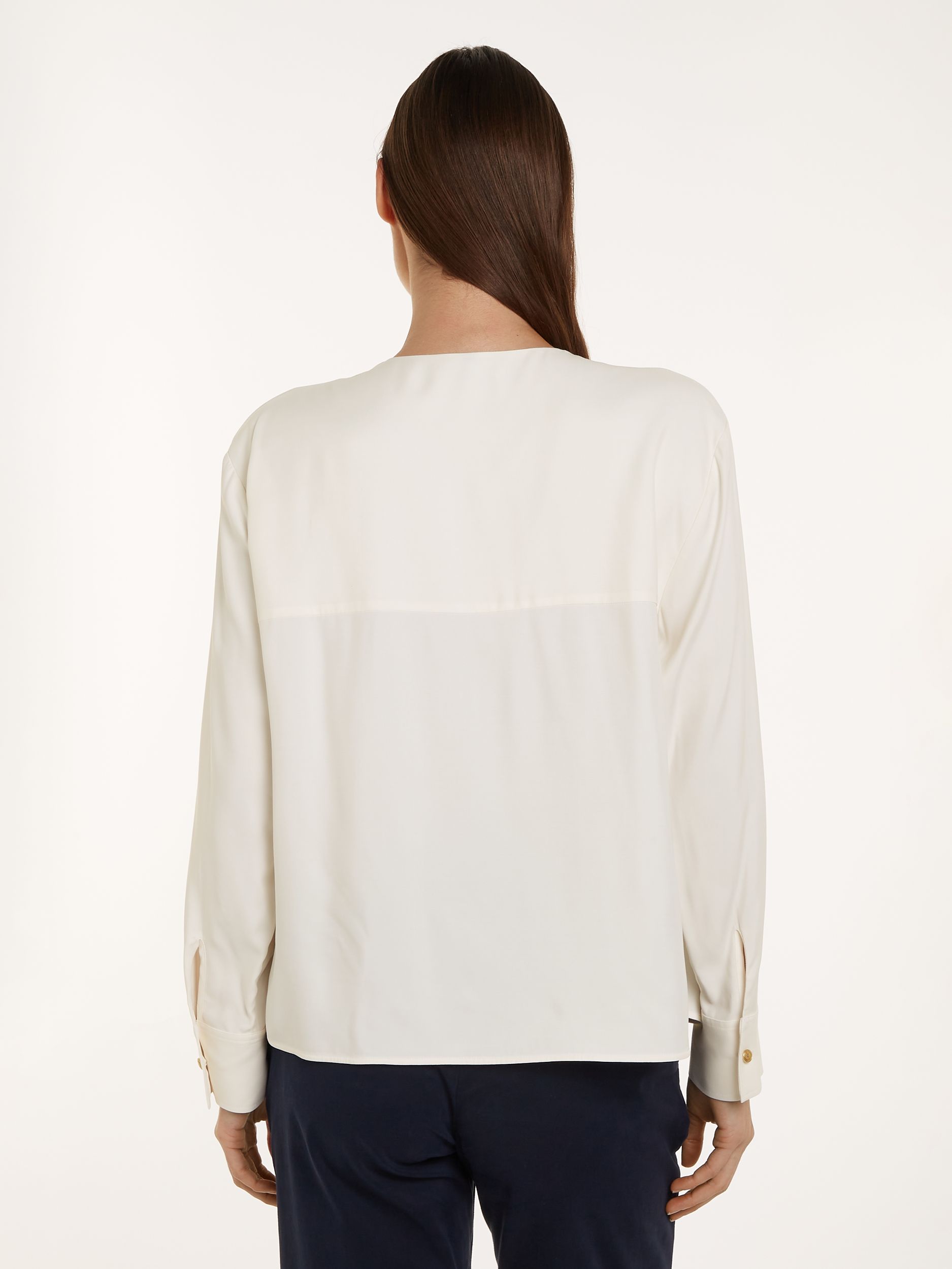 Tommy Hilfiger |  Tommy Hilfiger Druckbluse  | 36 | ancient white