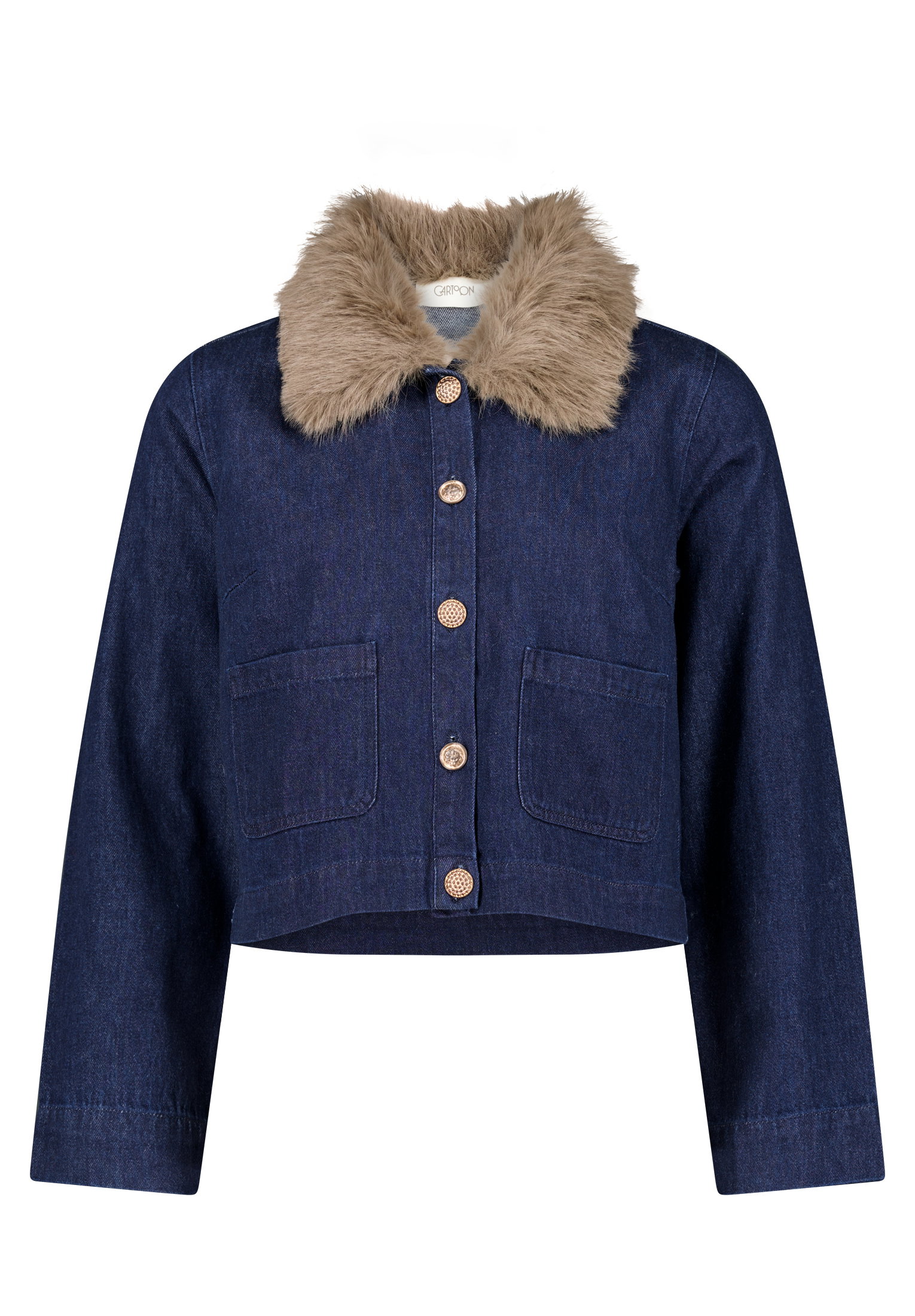 Blazerjacke Kurz 1/1 Arm, Patch Blue/Brown #1