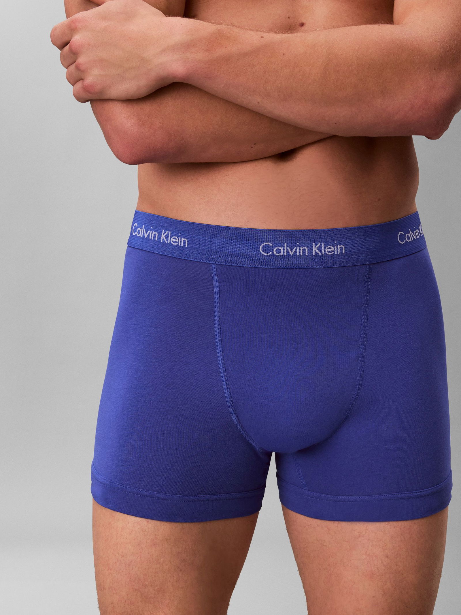 Calvin Klein |  Calvin Klein 3er Pack Boxershorts "Cotton Classics" | M | 1 black / 1 coblt water / 1 blue sh