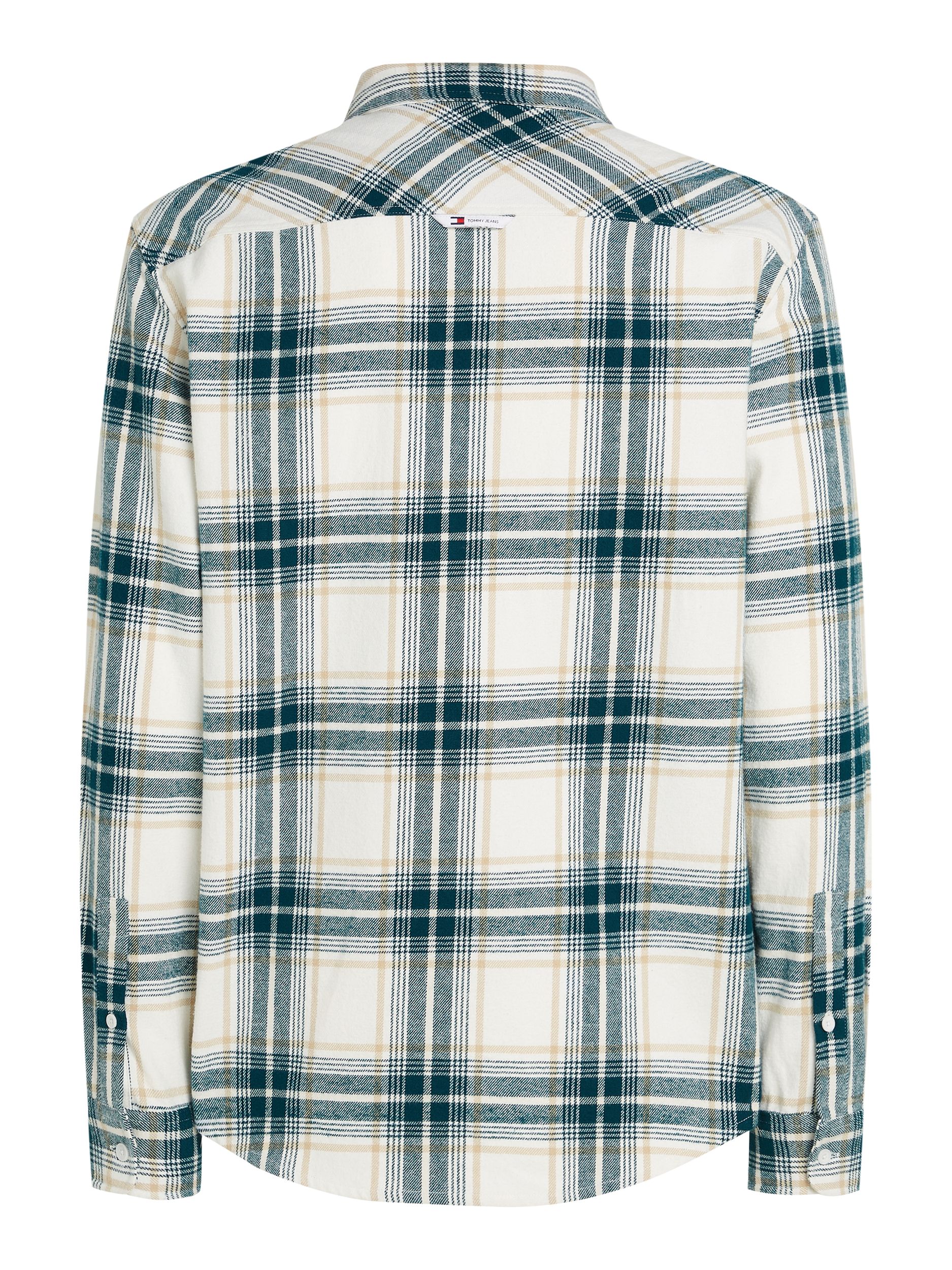  |  TJM REG CHECK FLANNEL SHIRT EXT | XL | ancient white