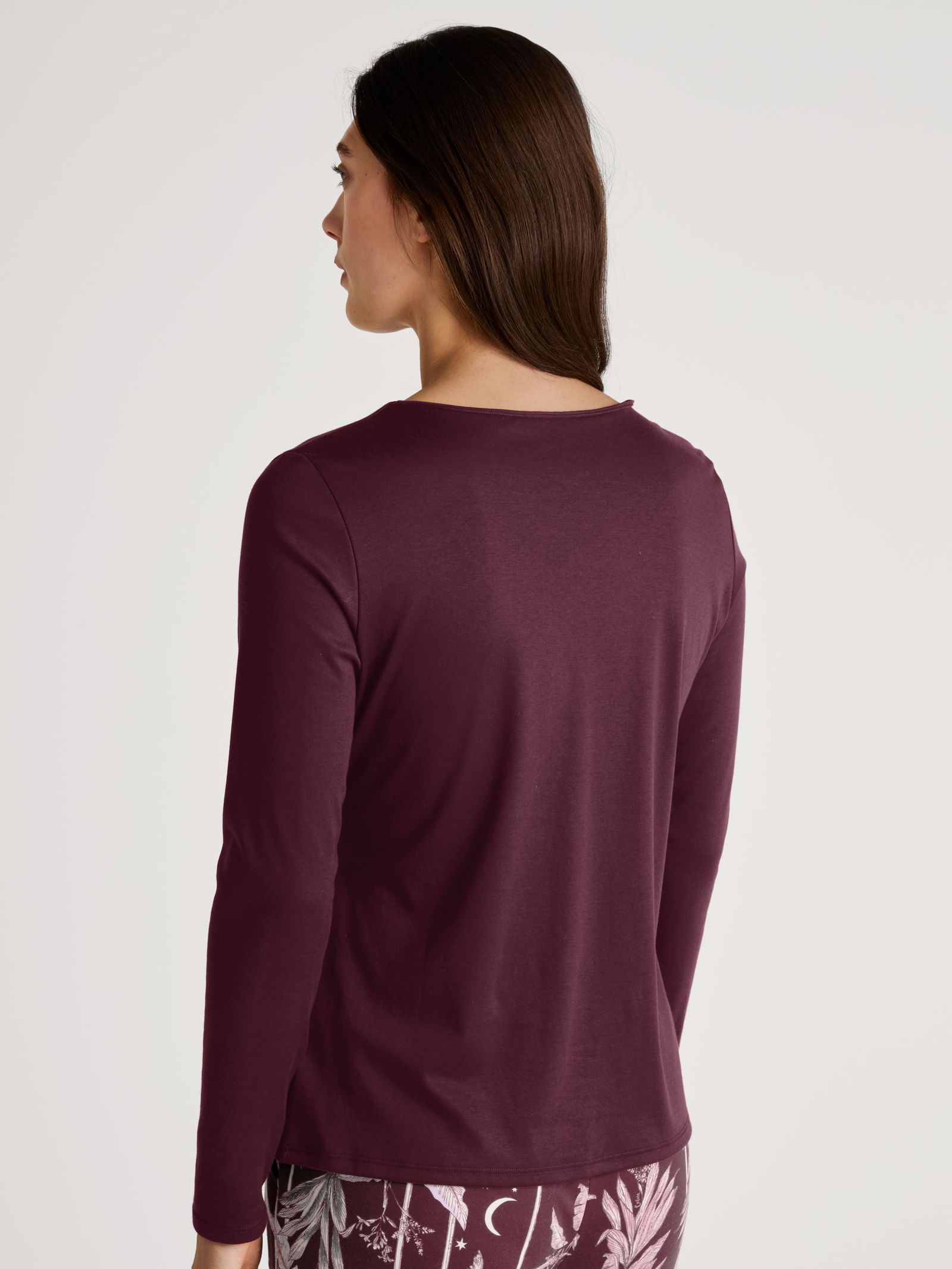 Calida | Langarm-Shirt, V-Neck | L