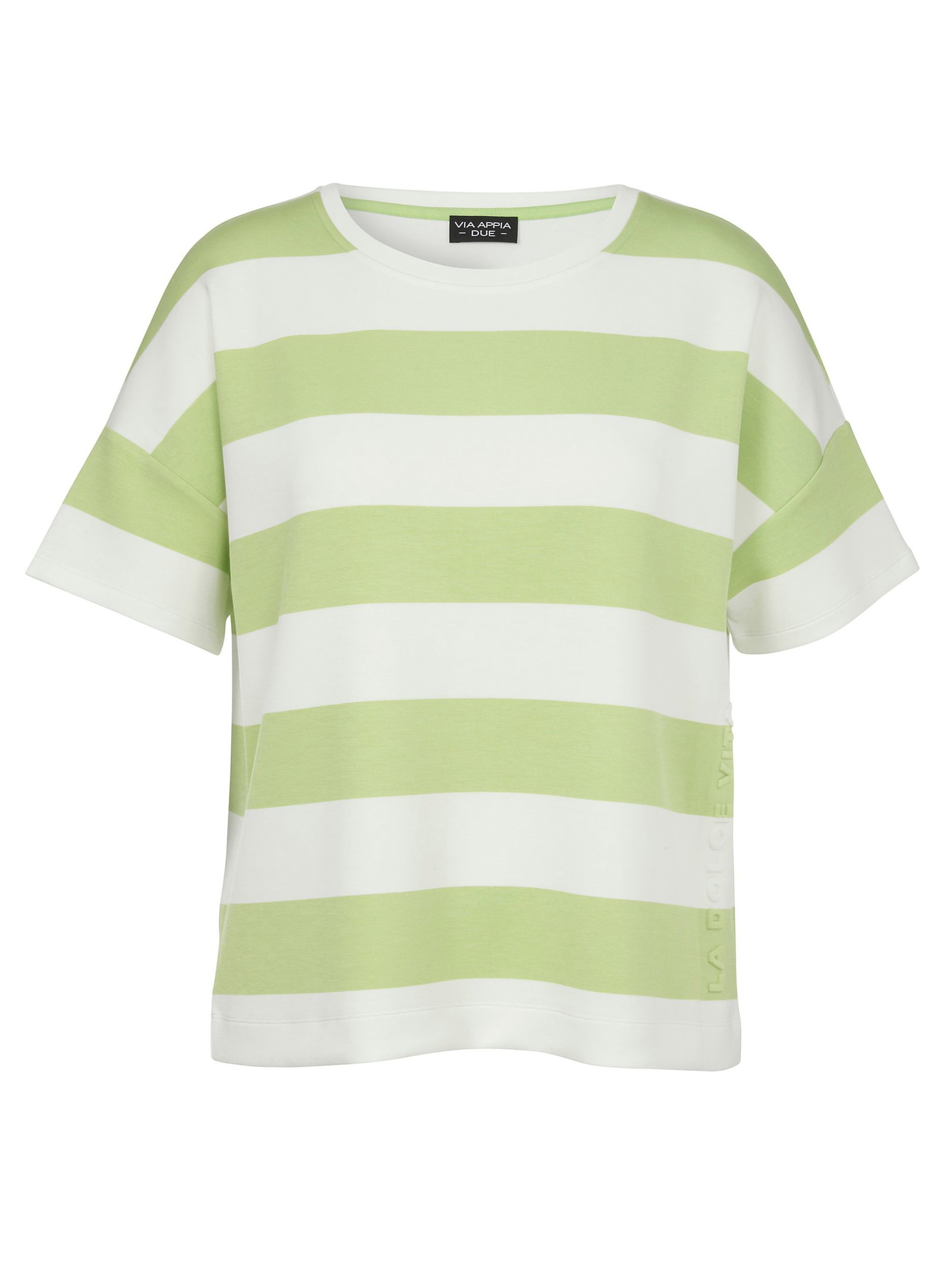 787c1658502dbff5b5f82c58950e8233 VIA APPIA DUE | Sweatshirt Rundhals 1/2 Arm Ringel | 44