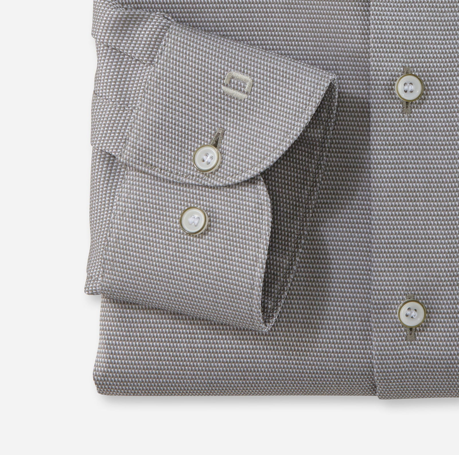 Olymp |  Olymp Hemd Modern Fit  | 38 | oliv