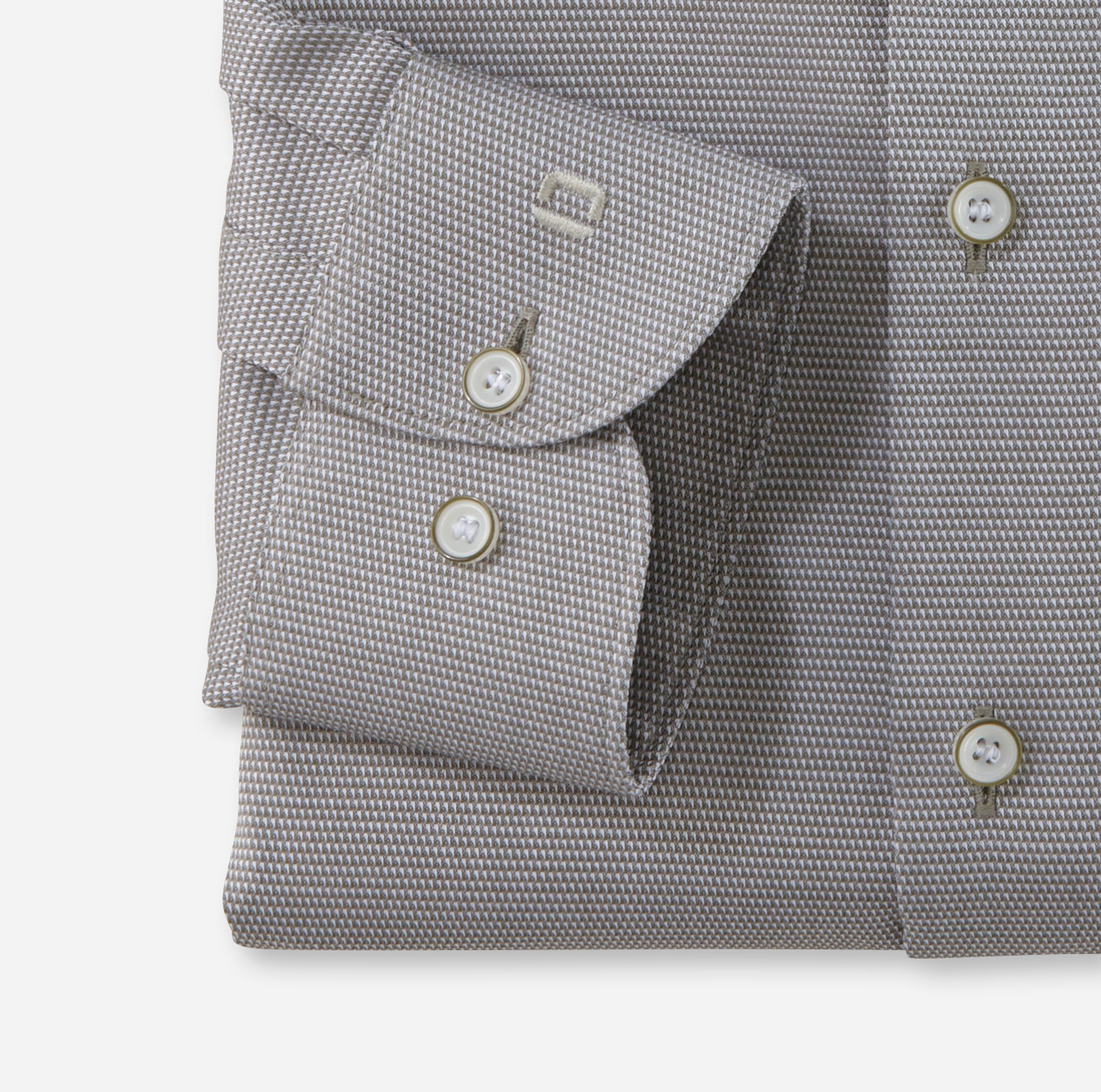 Olymp |  Olymp Hemd Modern Fit  | 38 | oliv