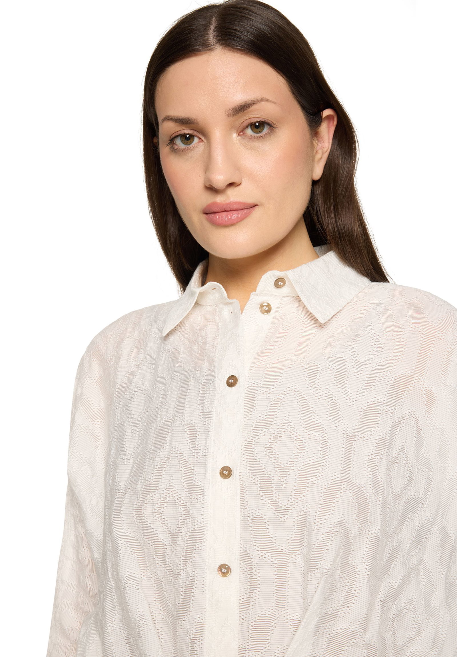 Cartoon |  Cartoon Druckbluse  | 40 | rohweiß