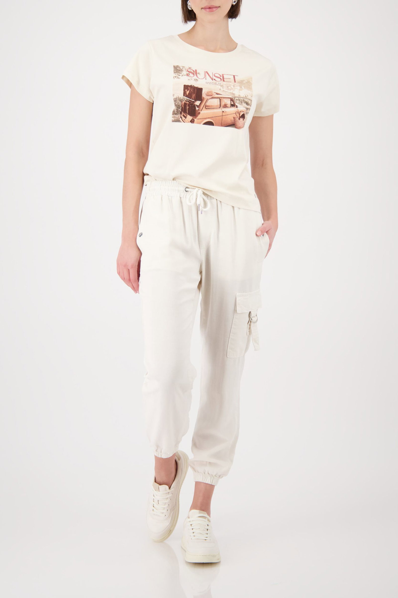 Monari |  T-Shirt, marble | 36 | moon