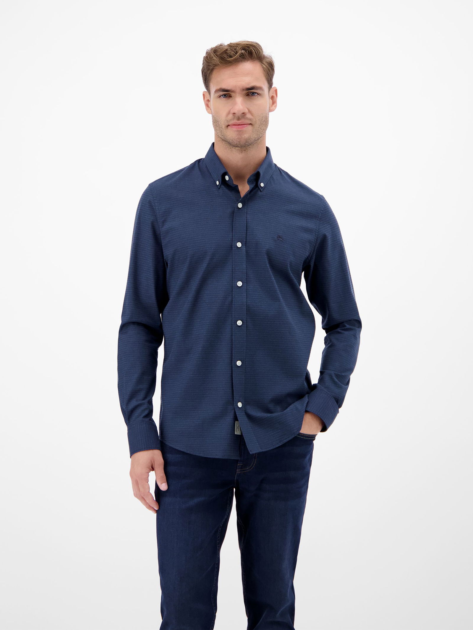 Lerros |  Lerros Hemd Regular Fit  | XXXL | classic navy