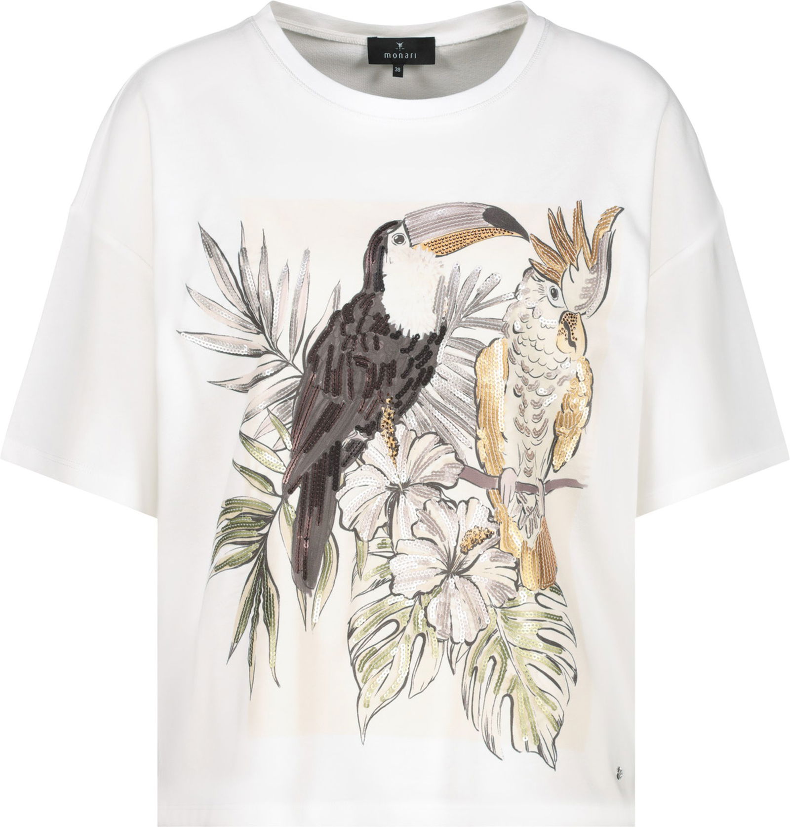 Monari |  Pullover, off-white | 38 | off-white