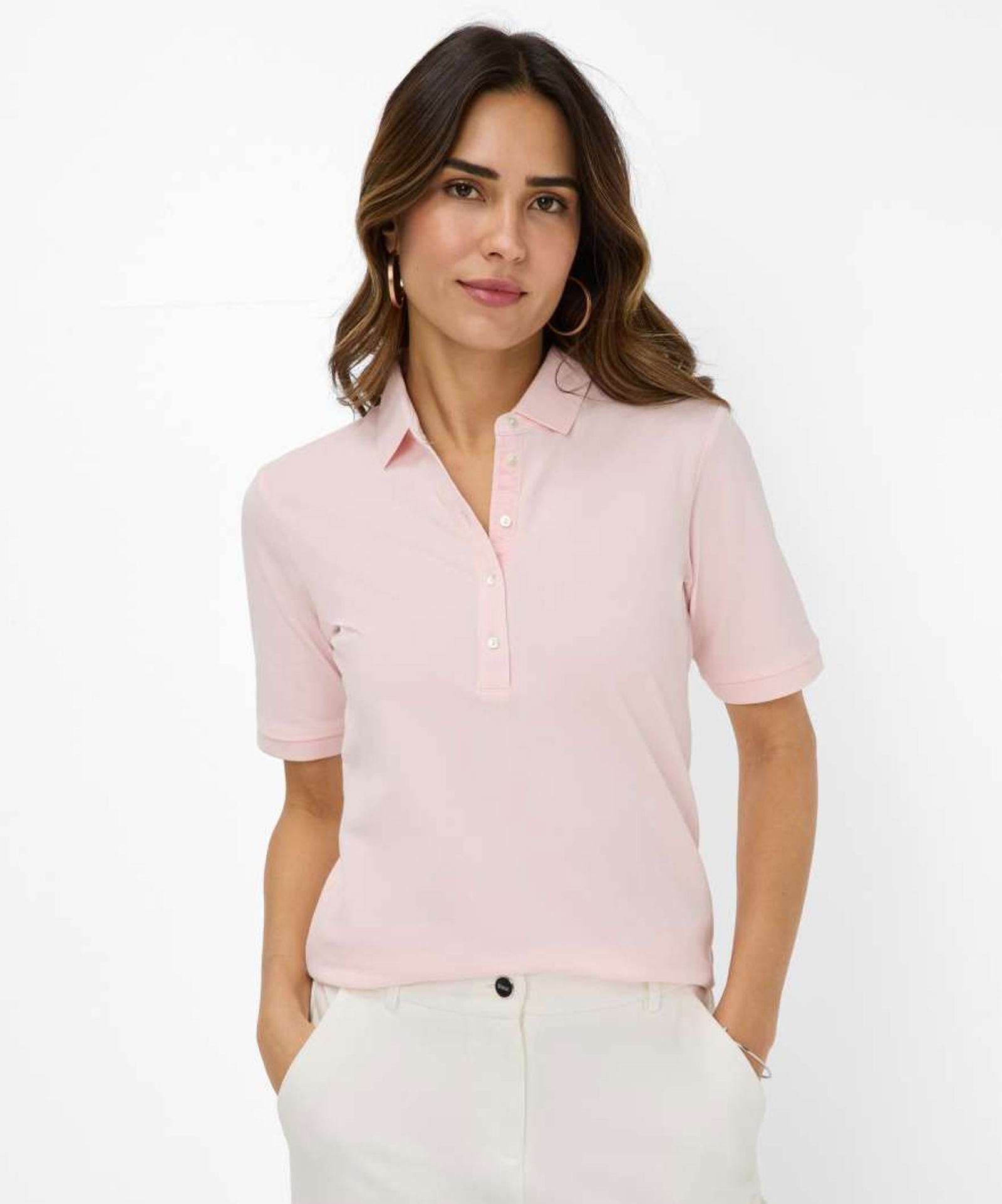 Brax |  Brax Poloshirt  | 46 | rosa