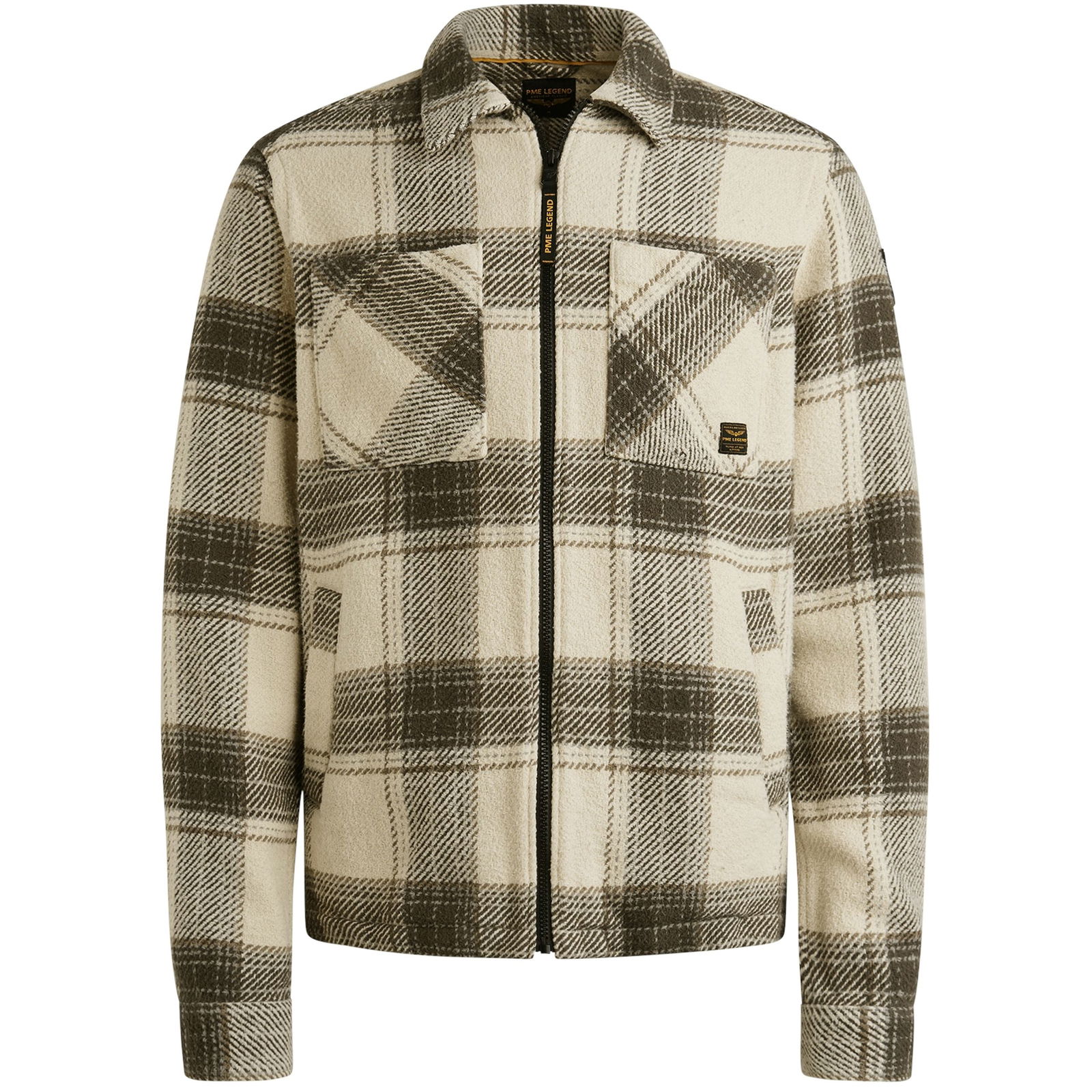 PME Legend | PME Legend Hemd Regular Fit | M | bone white