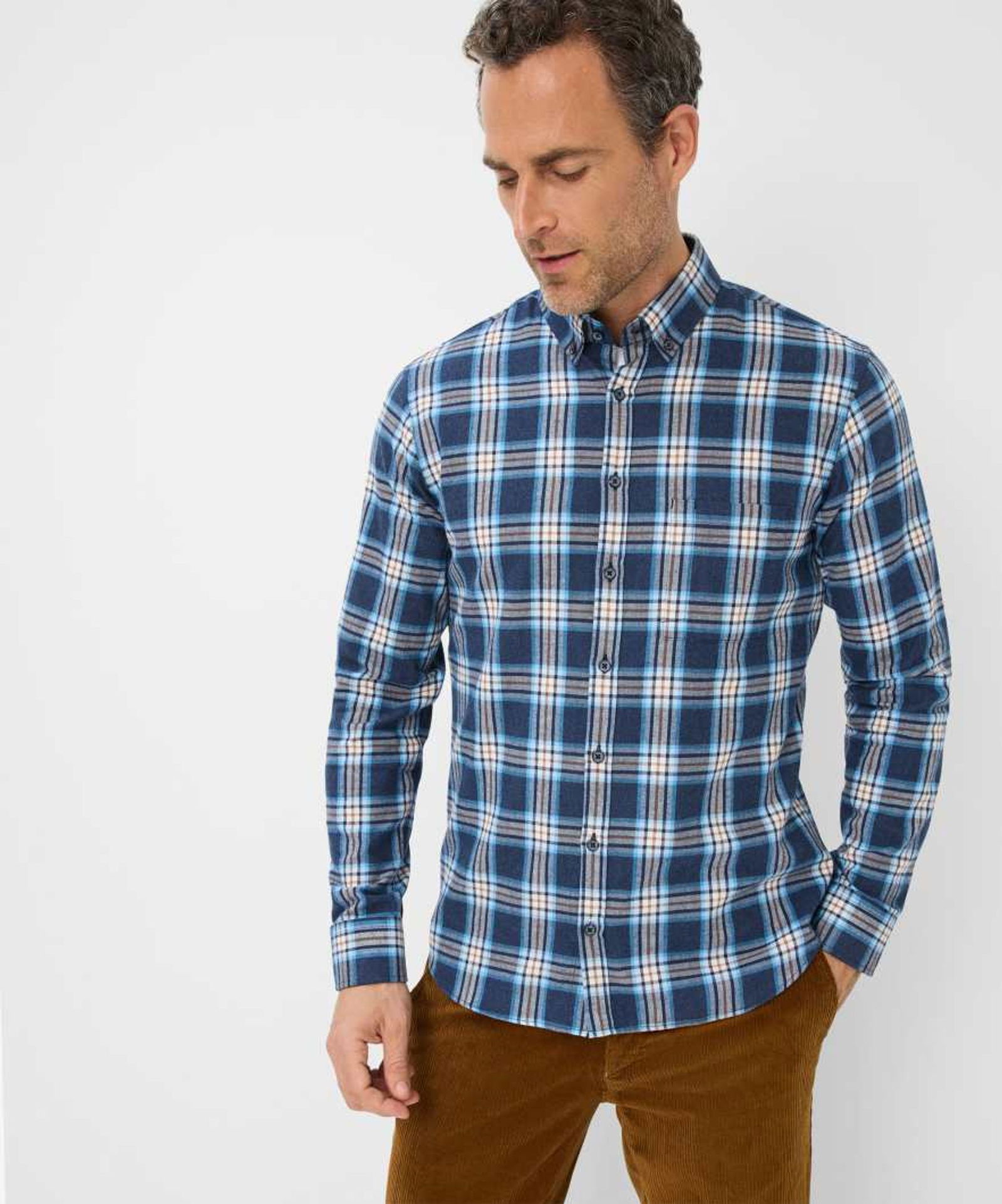 Brax | Brax Hemd Regular Fit | XL | ocean water used