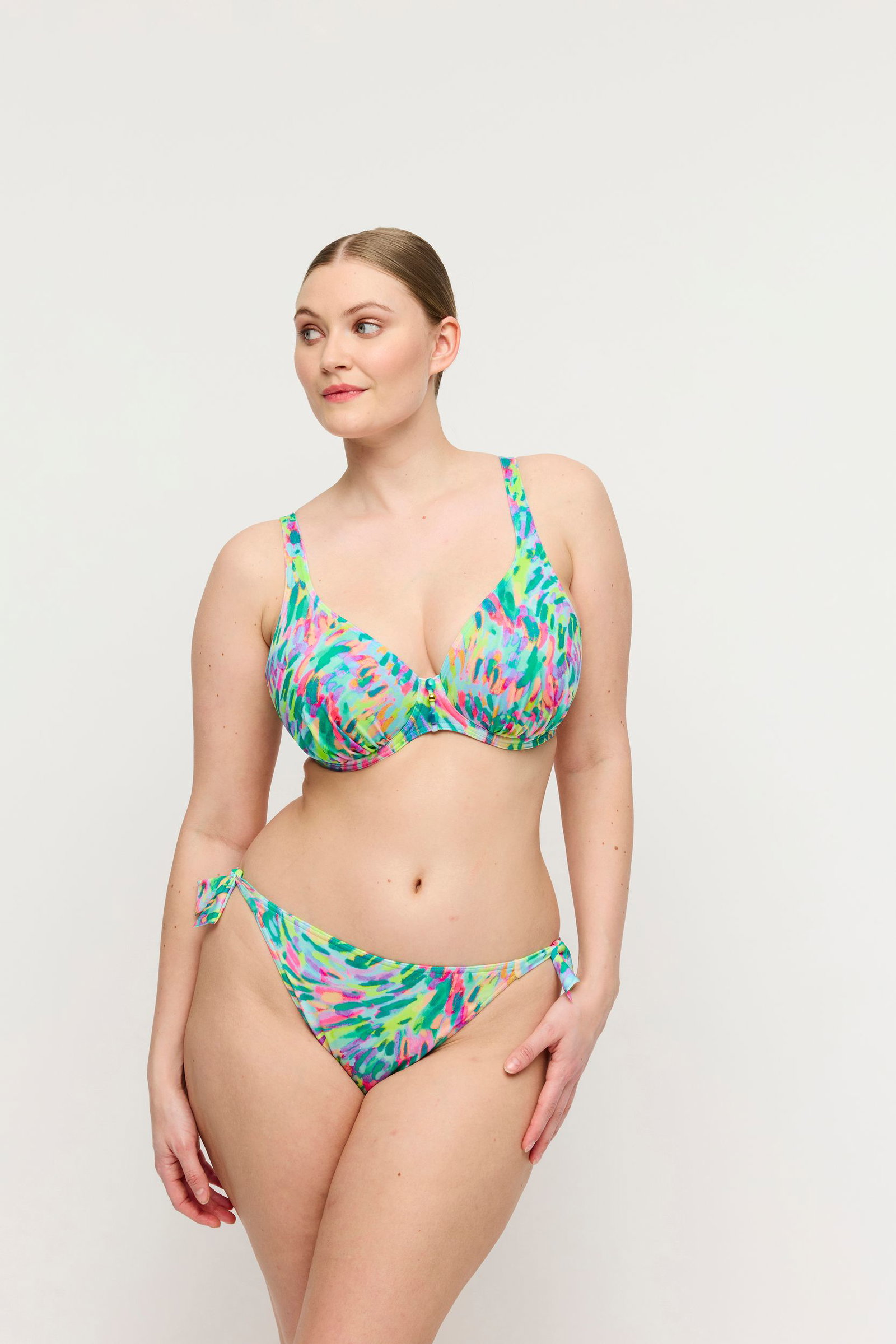 e1d542eddf5a6bec53da827a192b99ff PrimaDonna | DOUALA Impressionist Summer halb unterlegter Bikini tief. | 75/E | impressionist summer