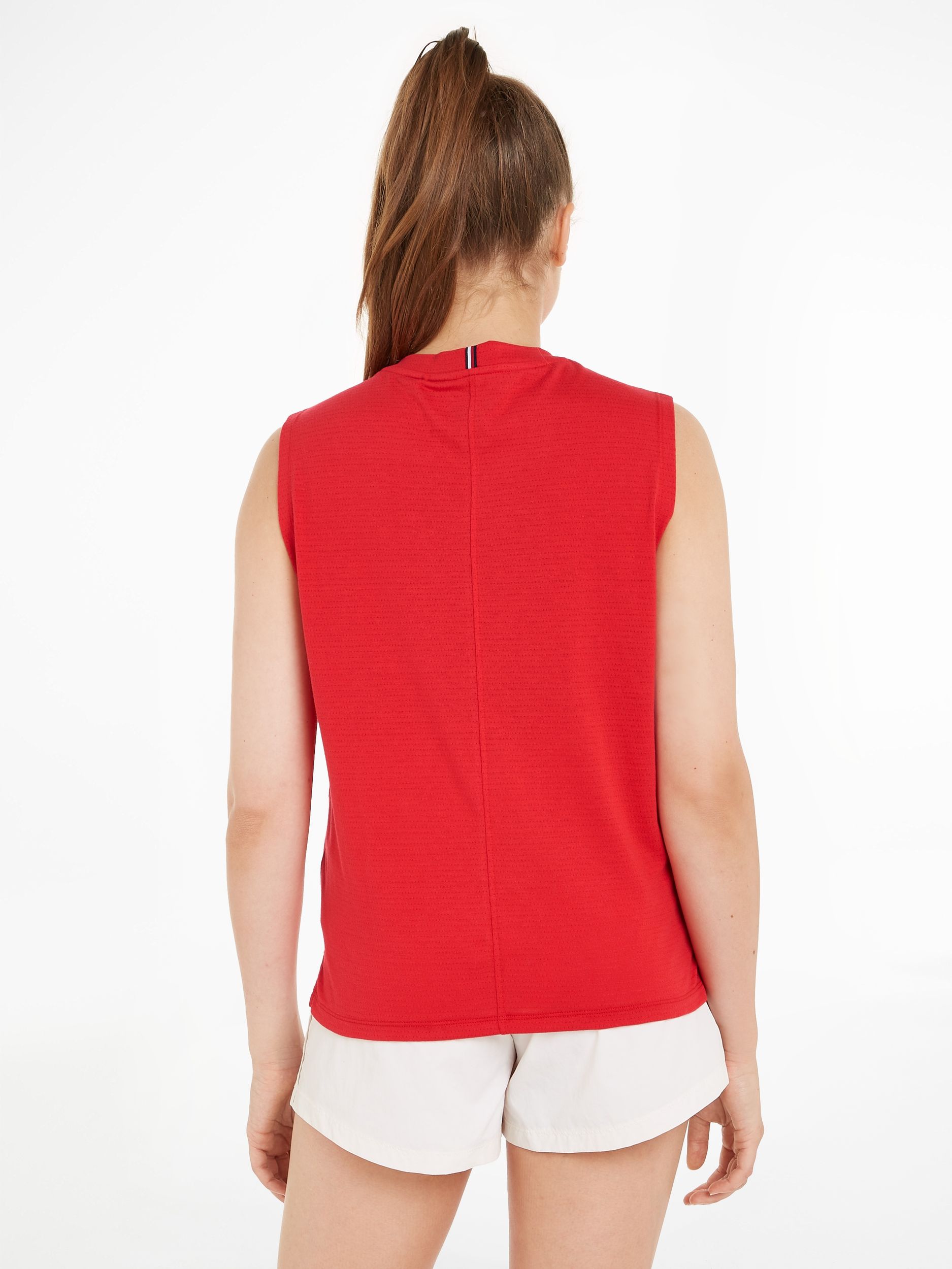 Tommy Hilfiger |  ESSENTIALS REGULAR C-NK TANK | XL | primary red