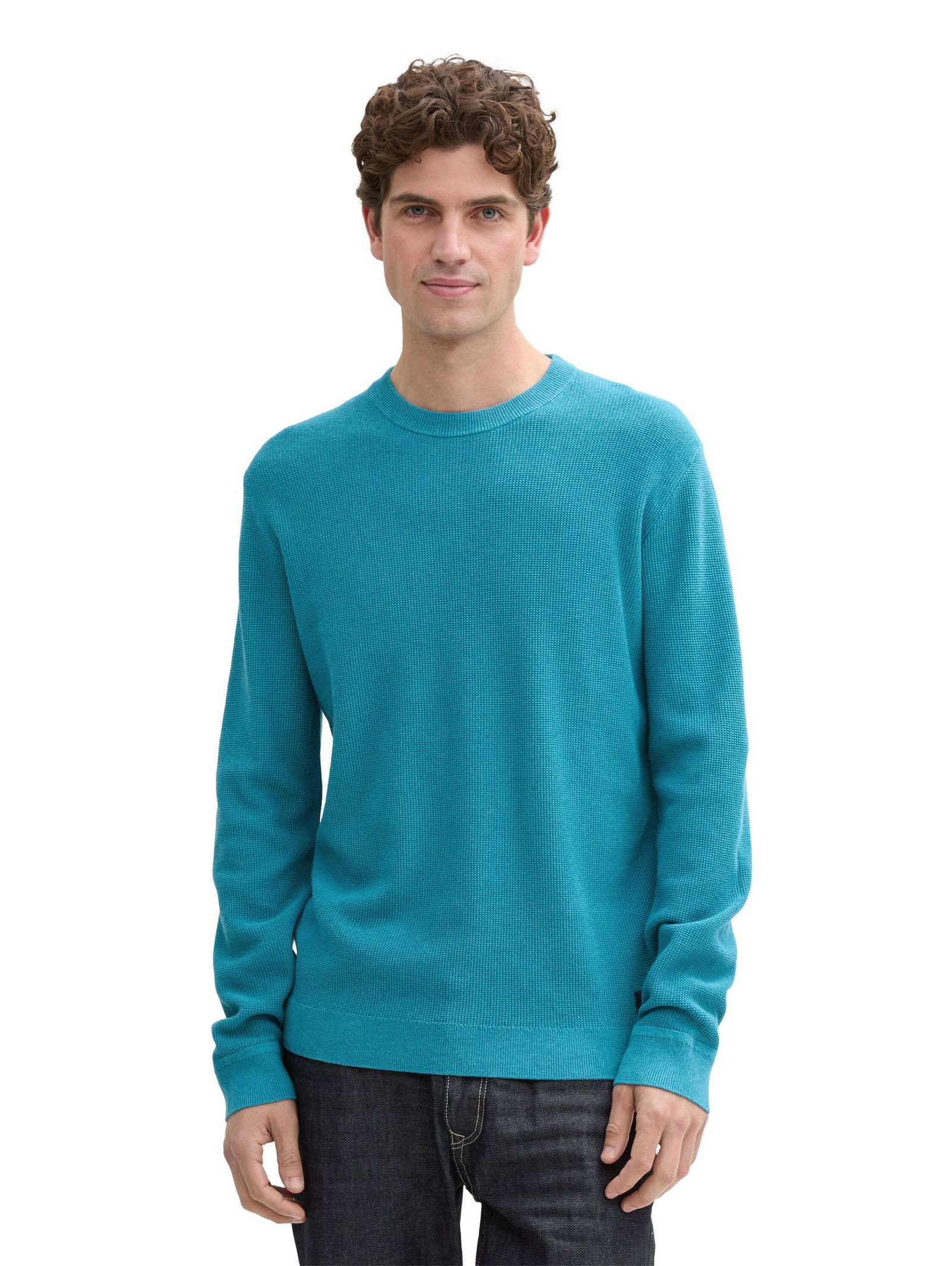 Tom Tailor | Tom Tailor Pullover | XXXL | turquoise blue melange