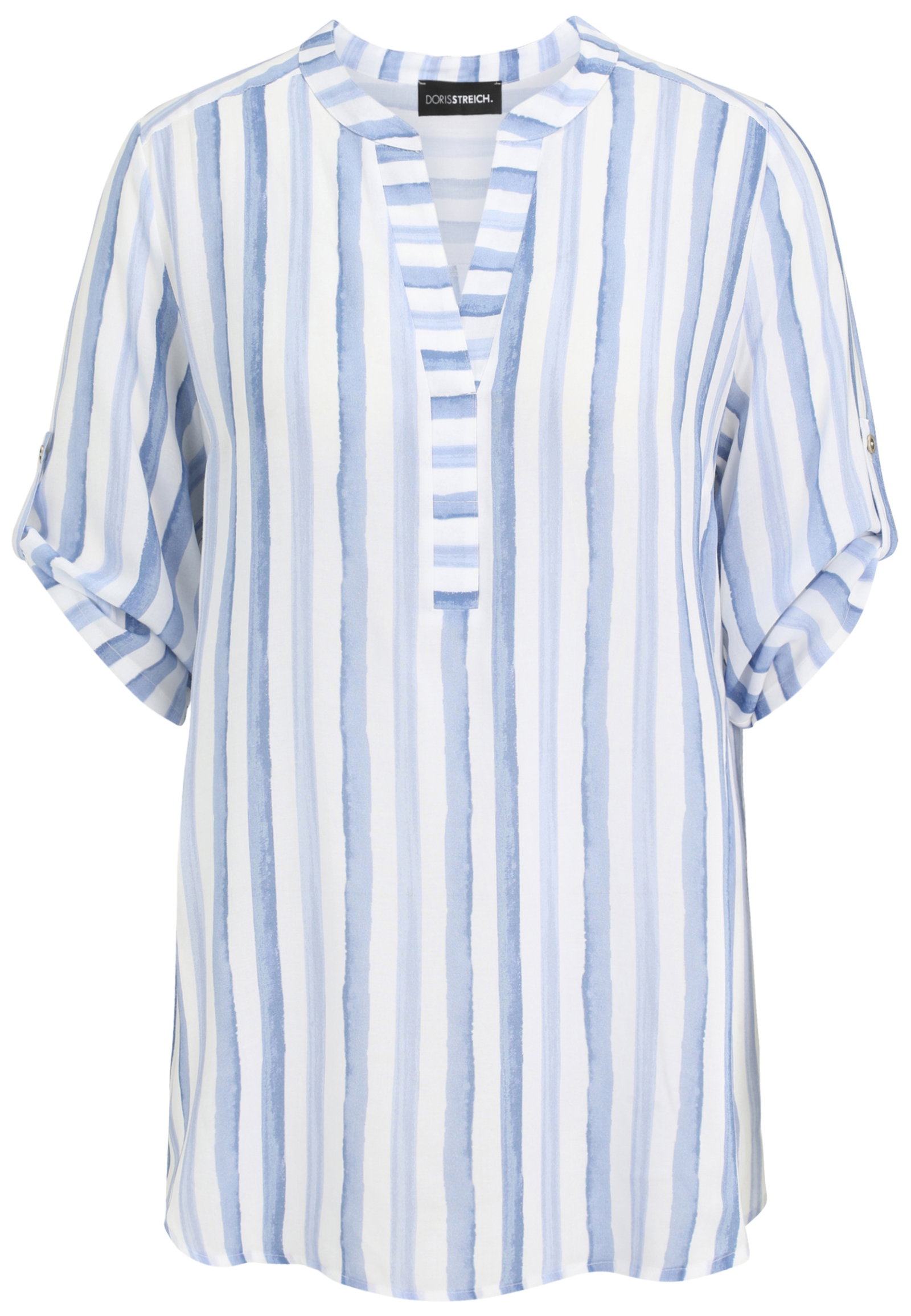 Bluse 1/2 Arm, Hellblau #1