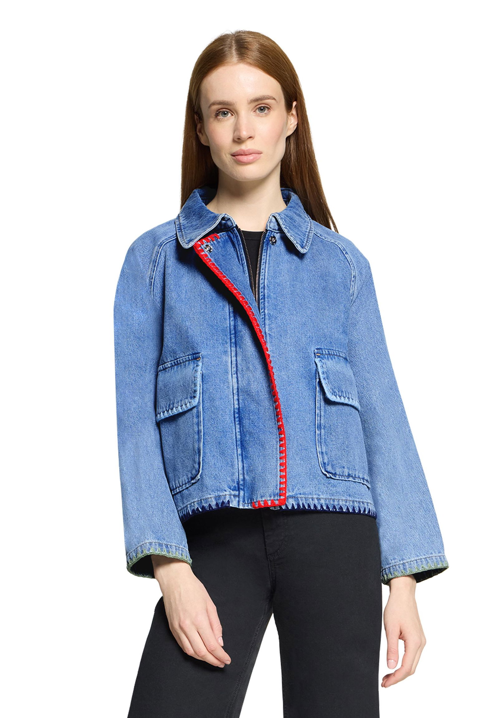 Amber & June |  Amber & June Funktionsjacke  | 44 | middle blue melange