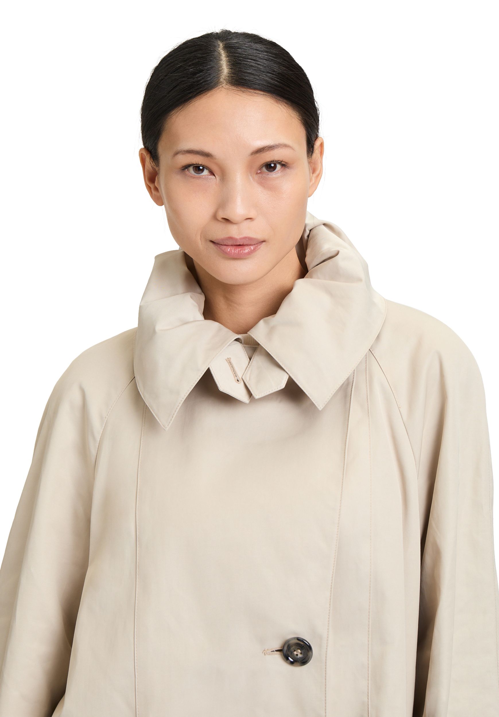 Saint Jacques |  Saint Jacques Sommermantel | 40 | silver beige