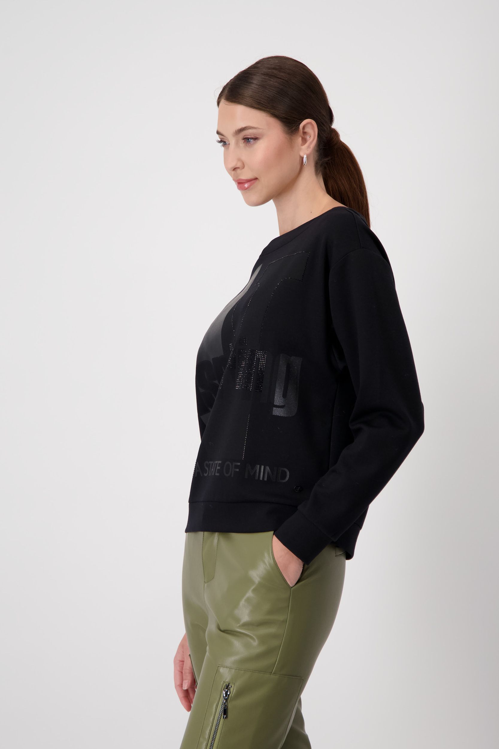 Monari Sweatshirt | schwarz | 38 | NEW-810918