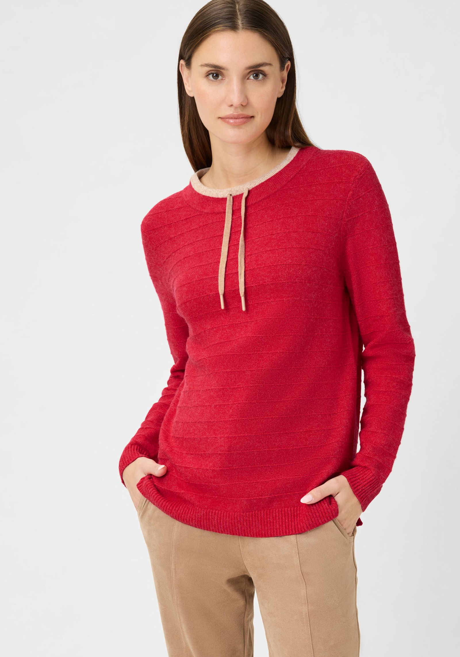  | Pullover Long Sleeves, True Red | 40