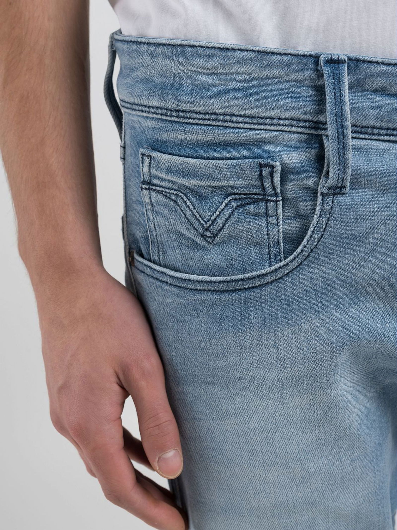 Replay |  Replay Jeans Slim Fit Jeans "Anbass"  | 32/34 | blau