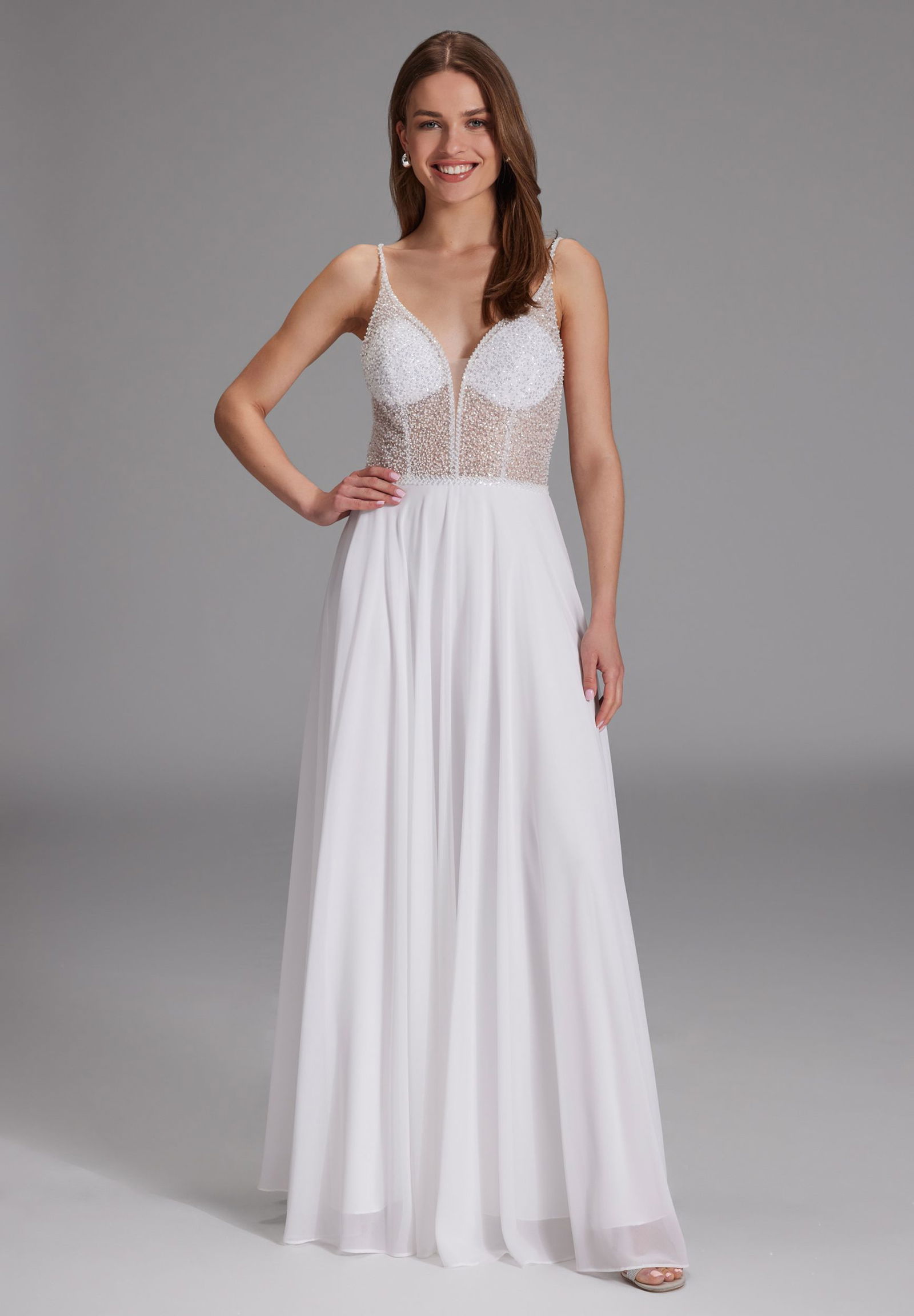 Hey Kyla |  Hey Kyla Abendkleid aus Materialmix | 34