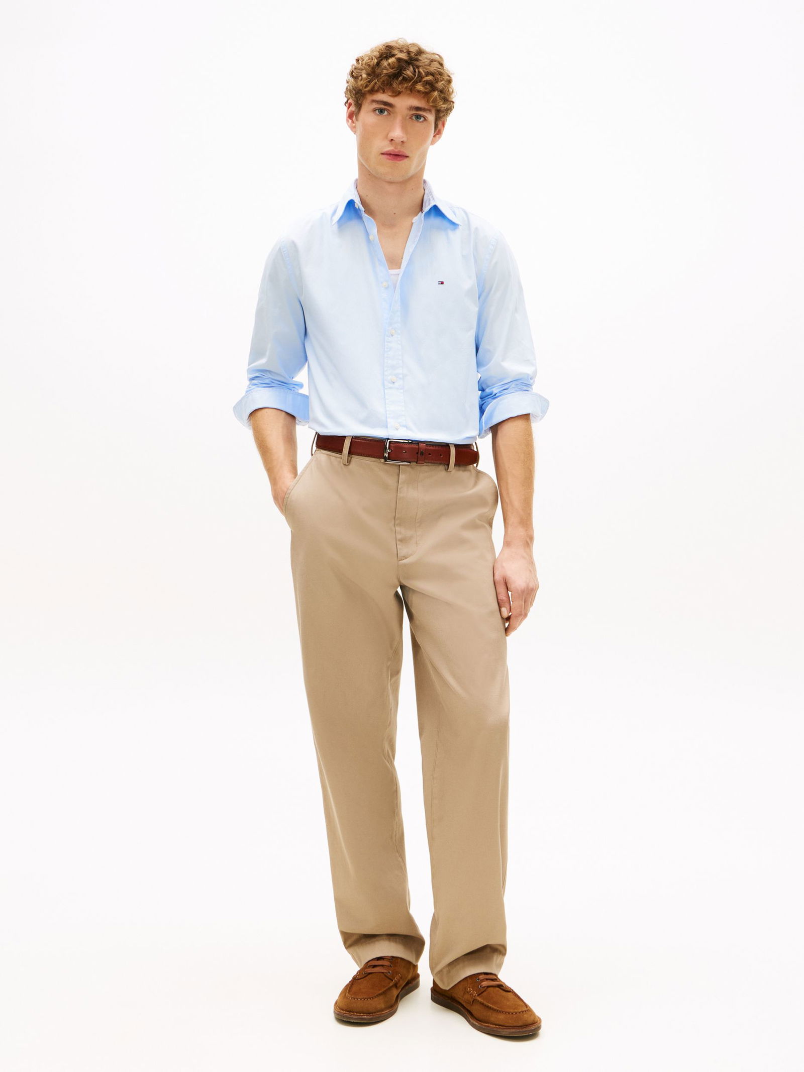 Tommy Hilfiger |  Tommy Hilfiger Hemd Regular Fit  | L | sweet blue