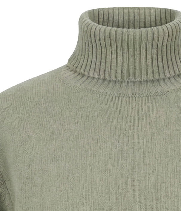 ROLLNECK MERINOWOOL *RWS, DUSTY GREEN #3