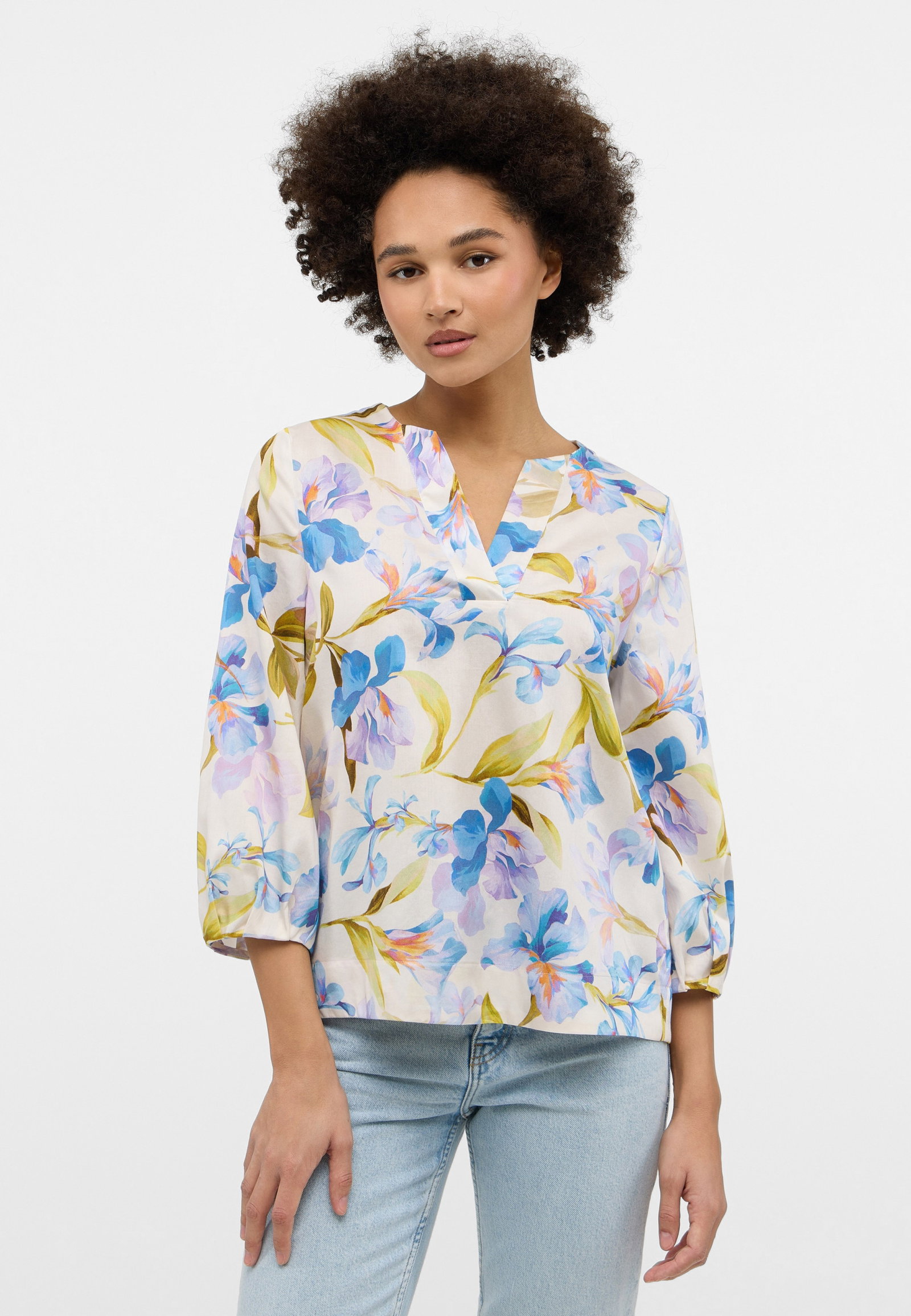 Eterna Bluse Satingewebe 3/4-Arm #2