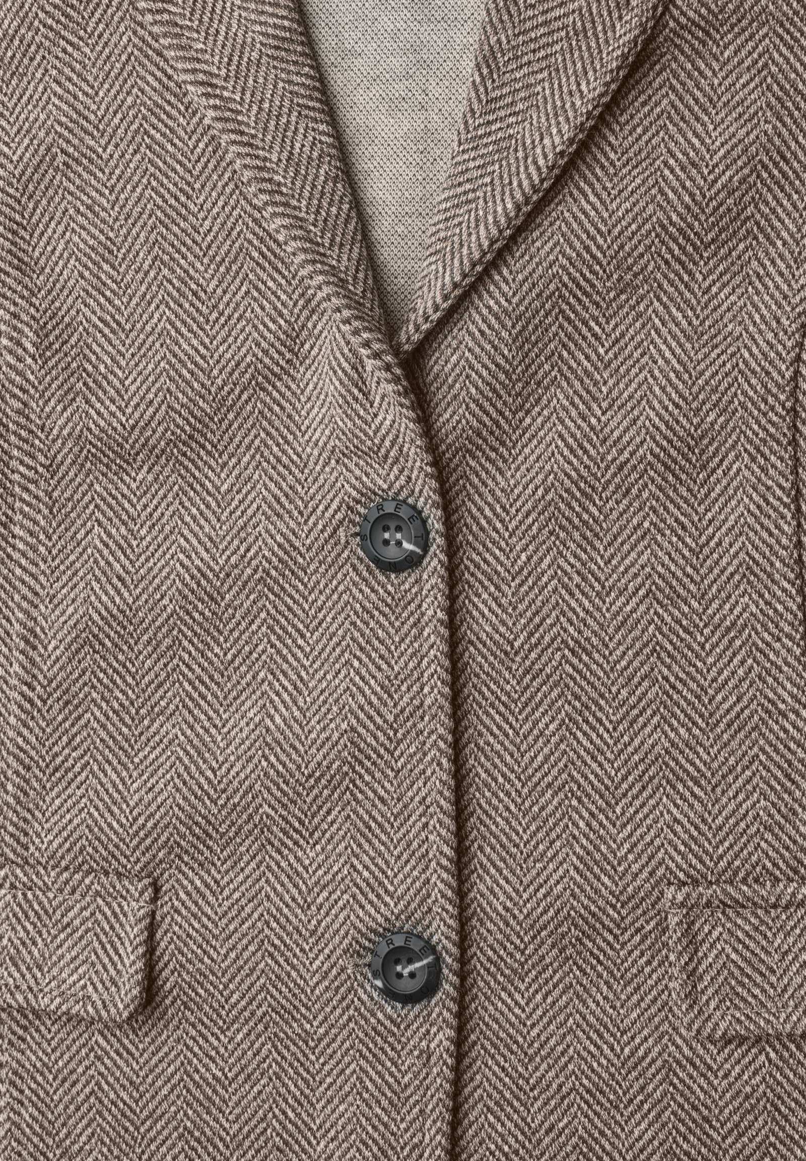 QR Dessin Basic Blazer, saddle brown #2