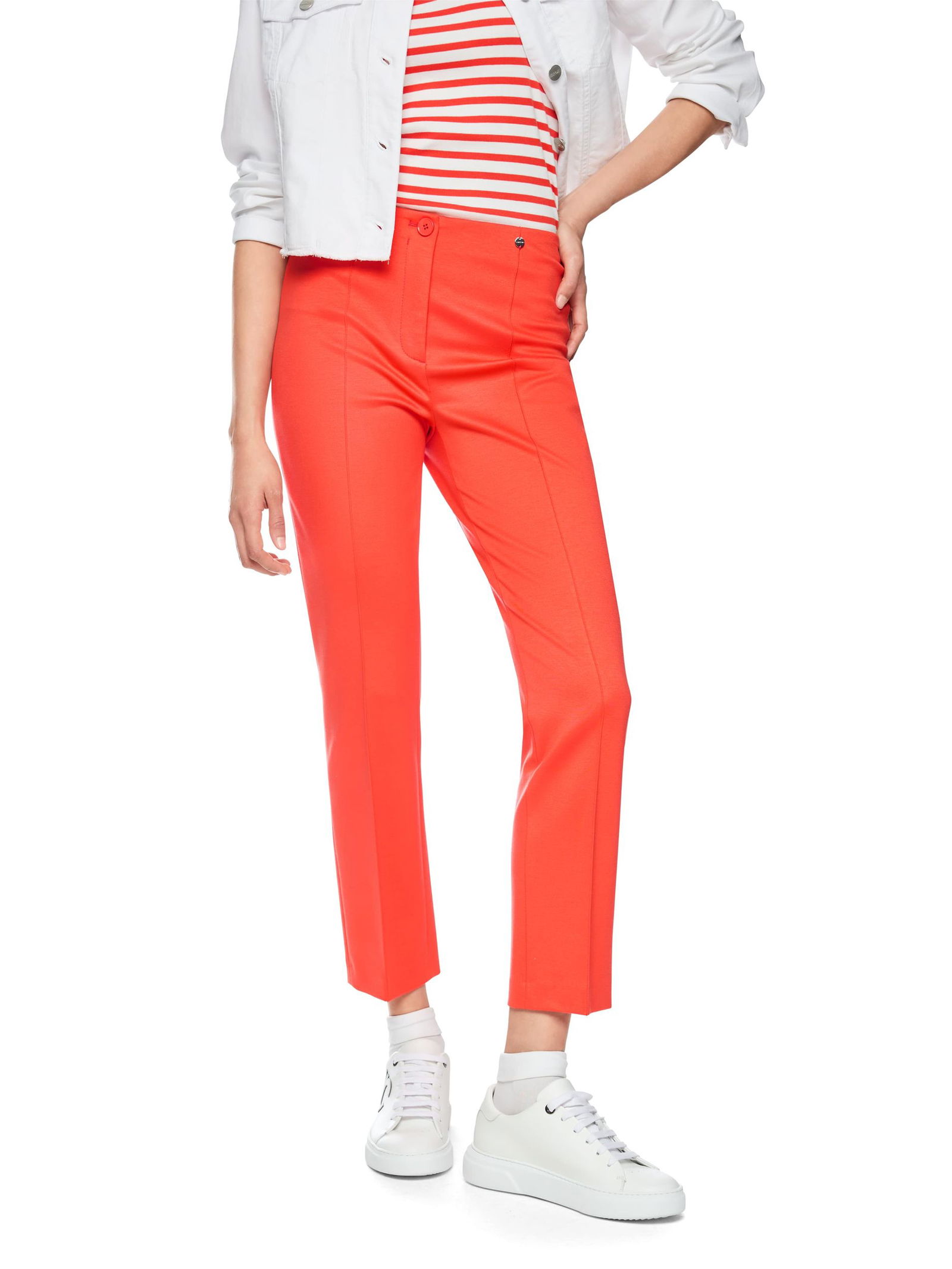 Marc Cain Additions |  Marc Cain Additions Schmale Hose  | 38 | bright tomato