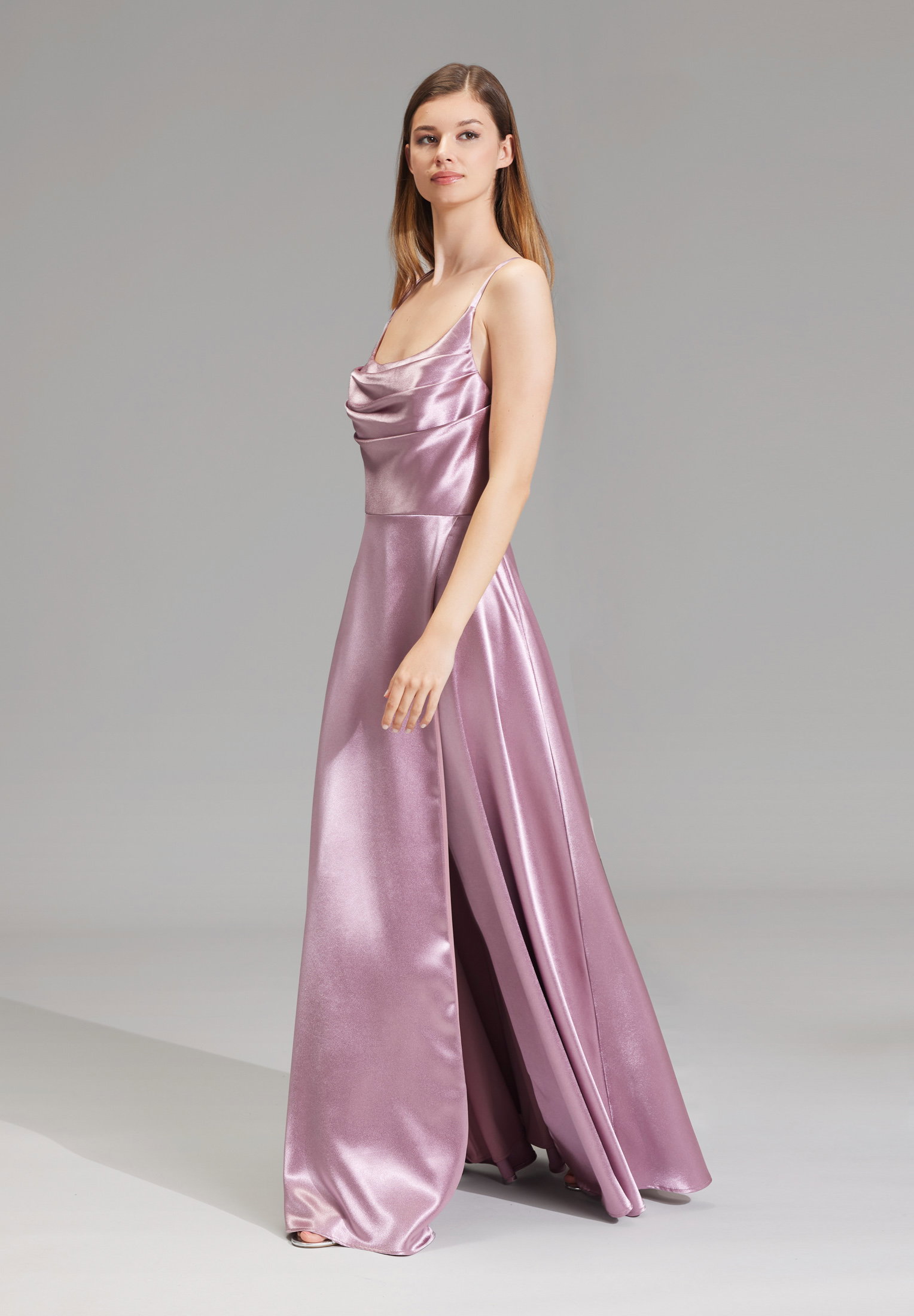 Hey Kyla Satin-Abendkleid mit Gehschlitz #6