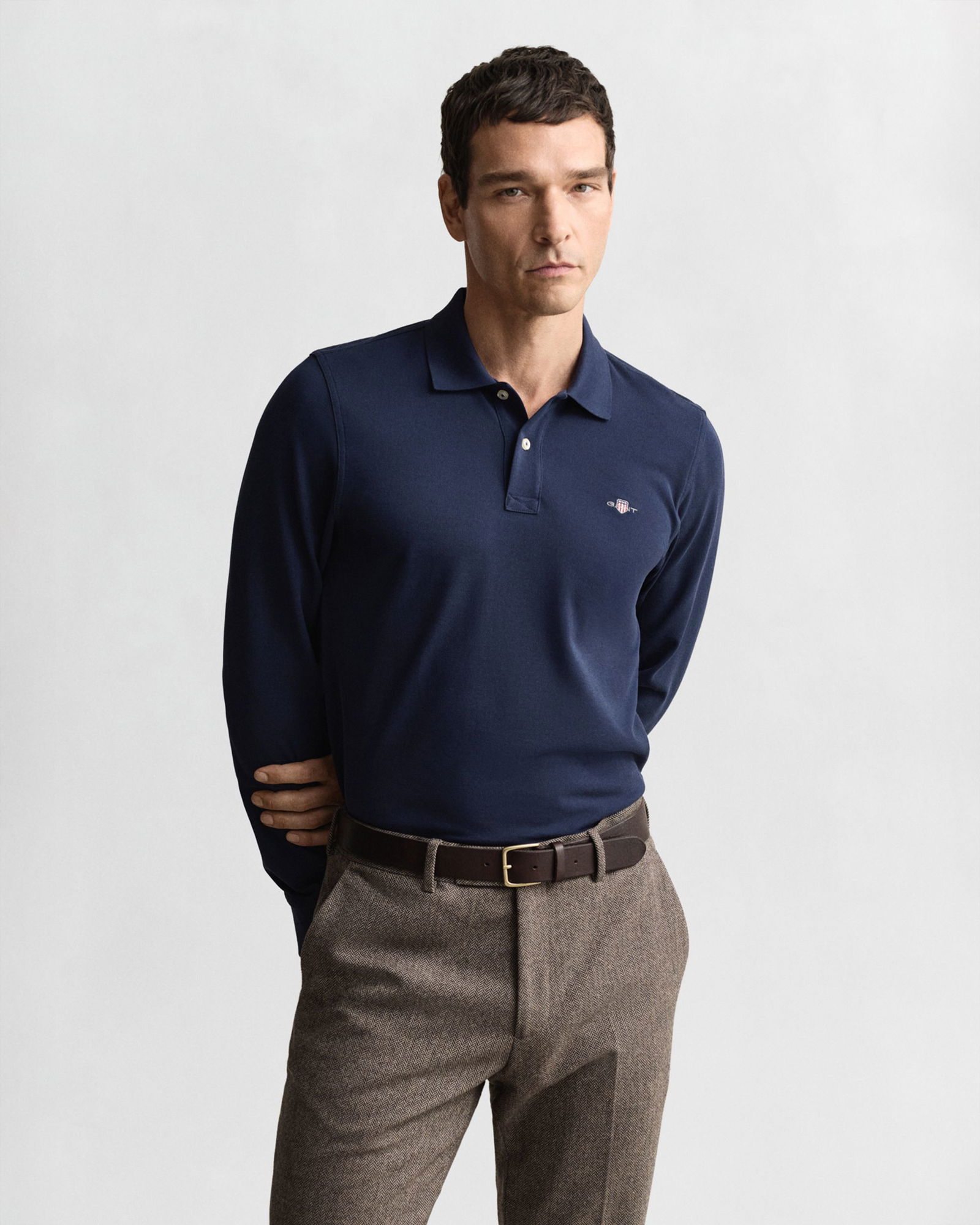 564319337b58f84ef3a8c487e0579c4e Gant | Gant Piqué Rugger "Shield" | XXXL | evening blue