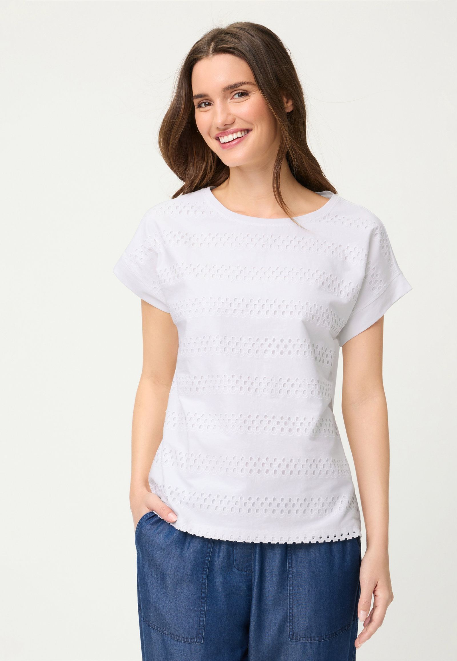 T-Shirt Short Sleeves, White #1