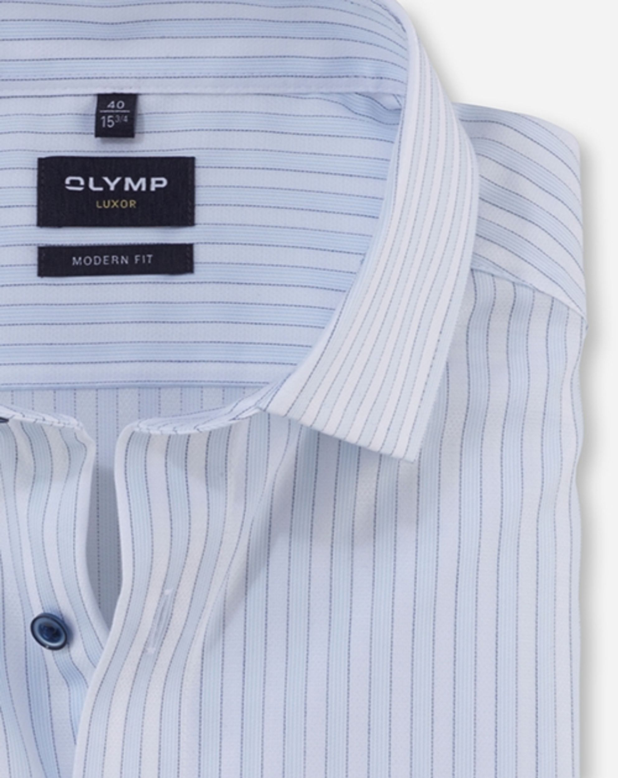 Olymp |  Olymp Hemd Modern Fit  | 42 | bleu