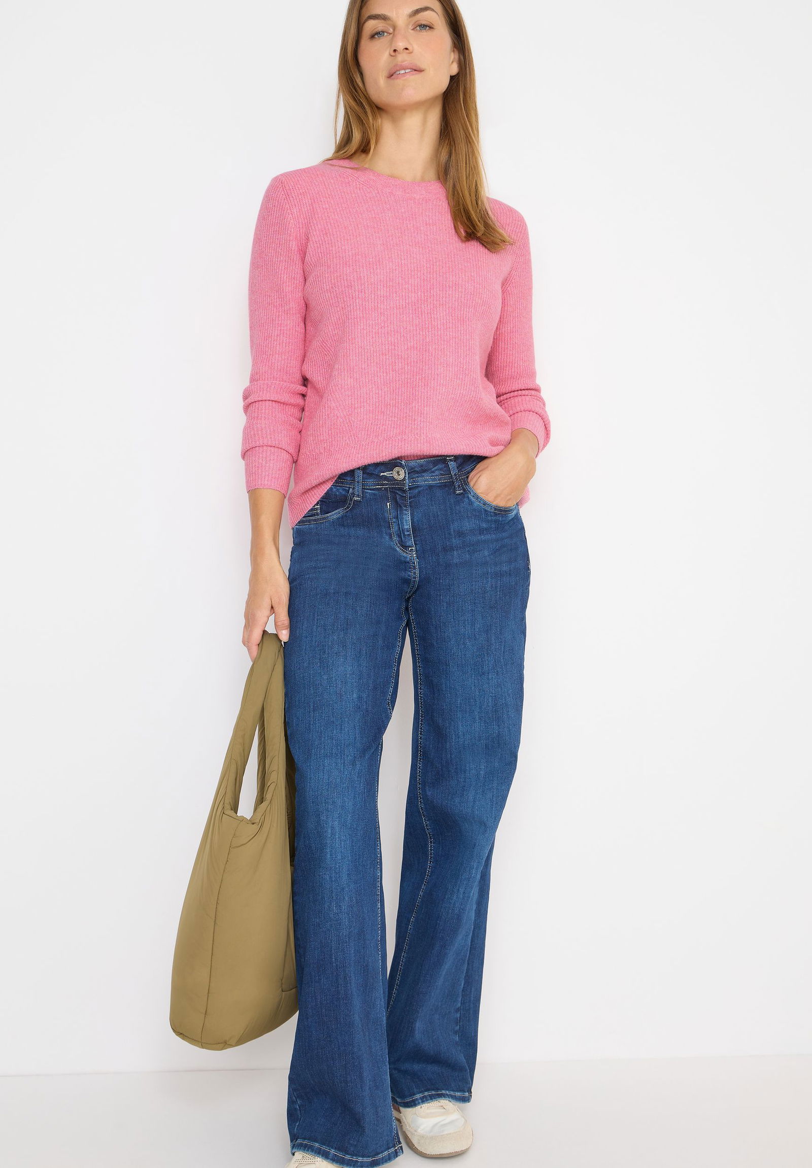  | NOS_Cosy rib-mix sweater, mushroom taupe melange | M | 11231_16965