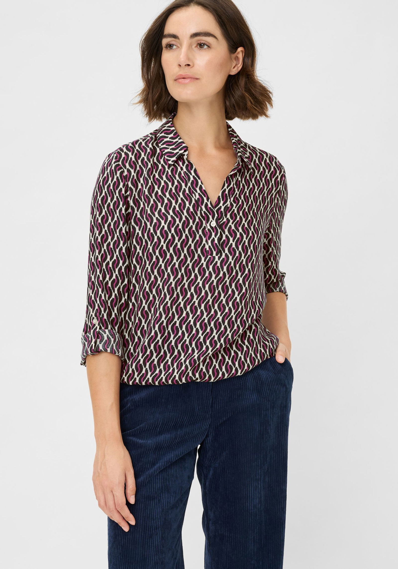 Olsen | Olsen Druckbluse | 46