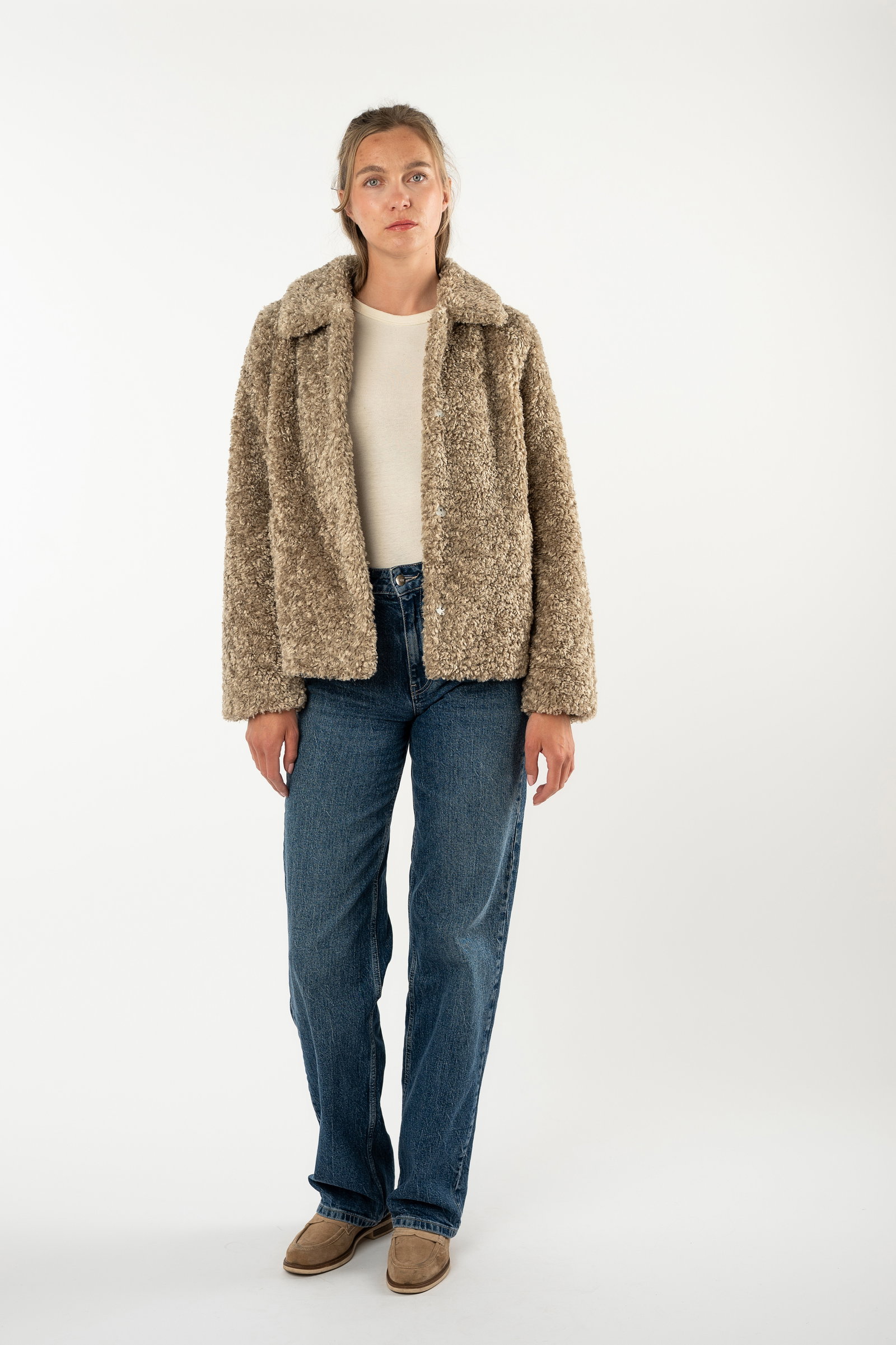 Mauritius Gipsy Flauschjacke 2WWynn, taupe #5