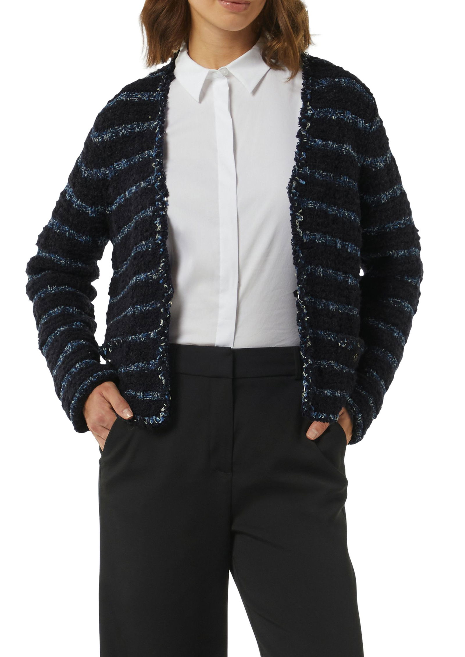Comma | Comma Strickjacke | Cardigan | 36 | blau