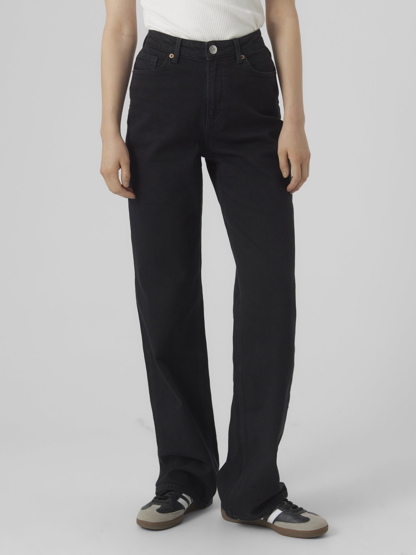 VMTESSA HR WIDE JEANS RA118 GA NOOS, Black #6