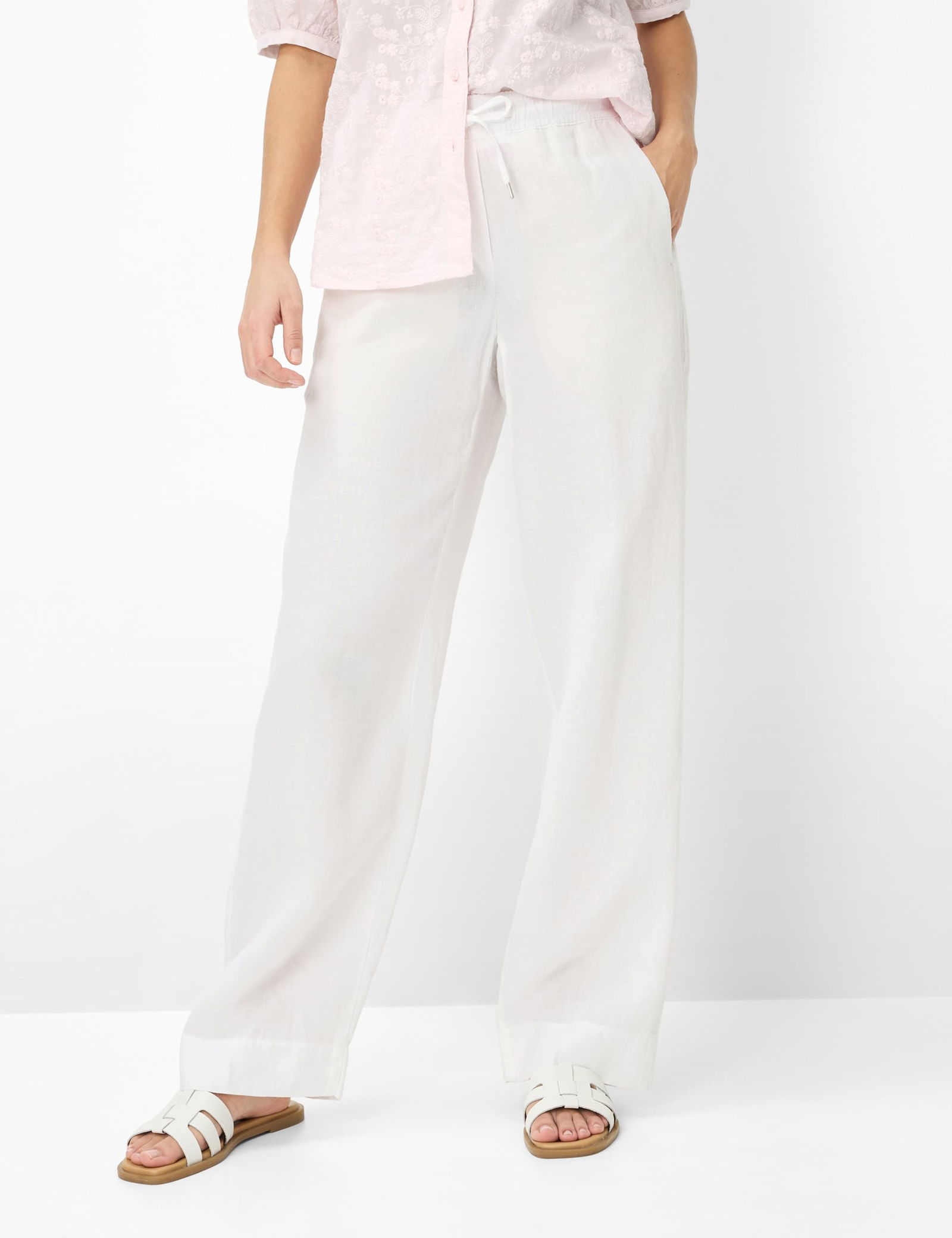 Brax |  Brax Leinenhose  | 48 | white