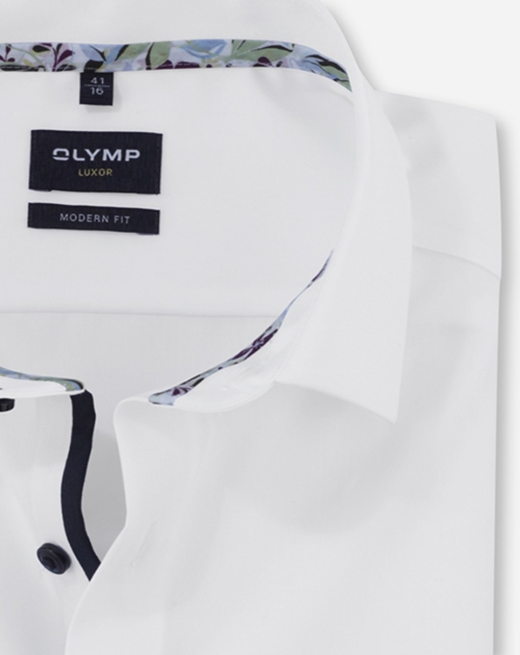 Olymp |  Olymp Hemd Modern Fit  | 46 | weiß