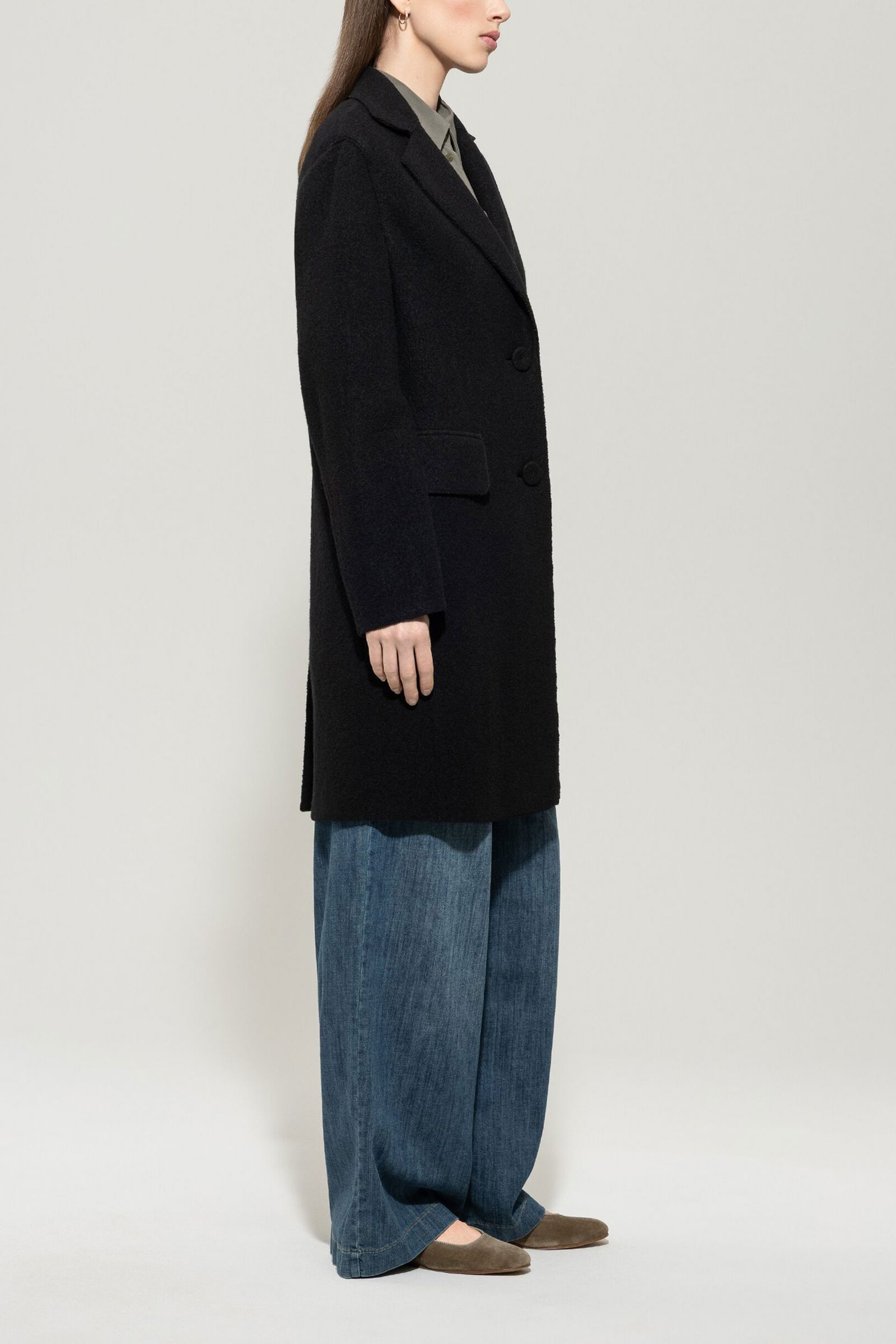 d96dcd73d5334d4a8f5c5ba3ab03f24f Luisa Cerano |  Luisa Cerano Wollmantel  | 44 | black