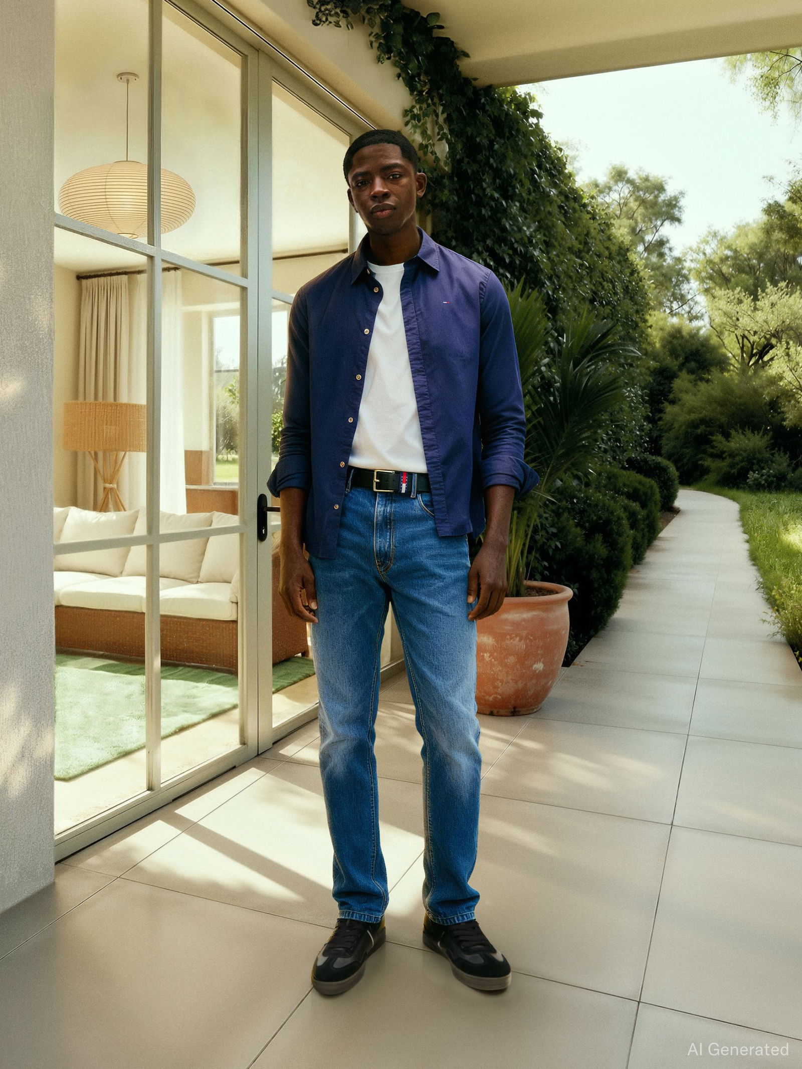 Tommy Jeans |  Tommy Jeans Hemd Regular Fit  | M | black iris