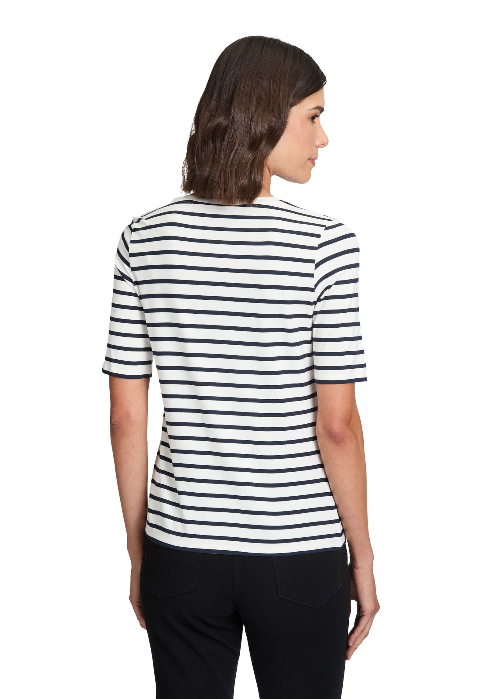 Betty Barclay |  Betty Barclay Shirt  | 48 | weiß/dunkelblau