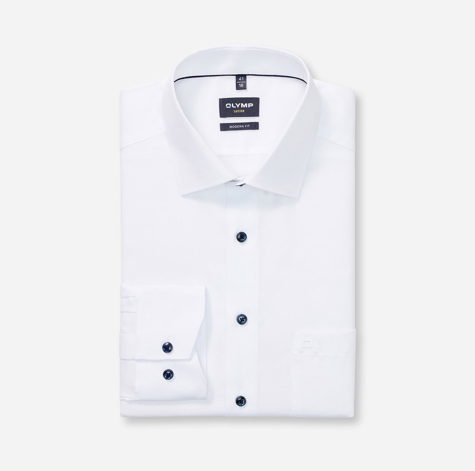 Olymp | Olymp Hemd Modern Fit | 47 | weiß