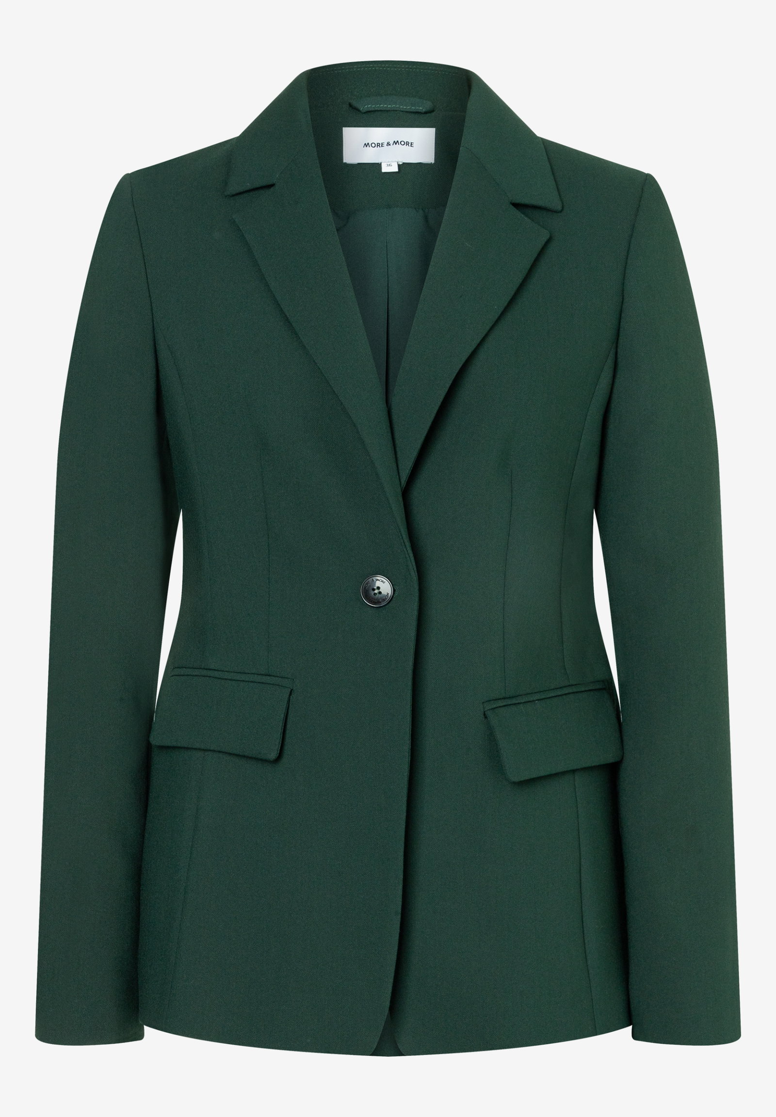 Technical Double Blazer, dark bottle green #1
