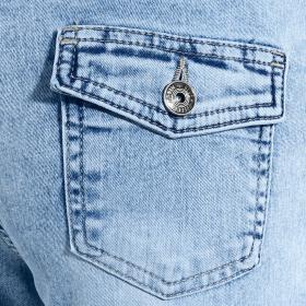 Blue Effect Girls Super Flaired Jeans #5